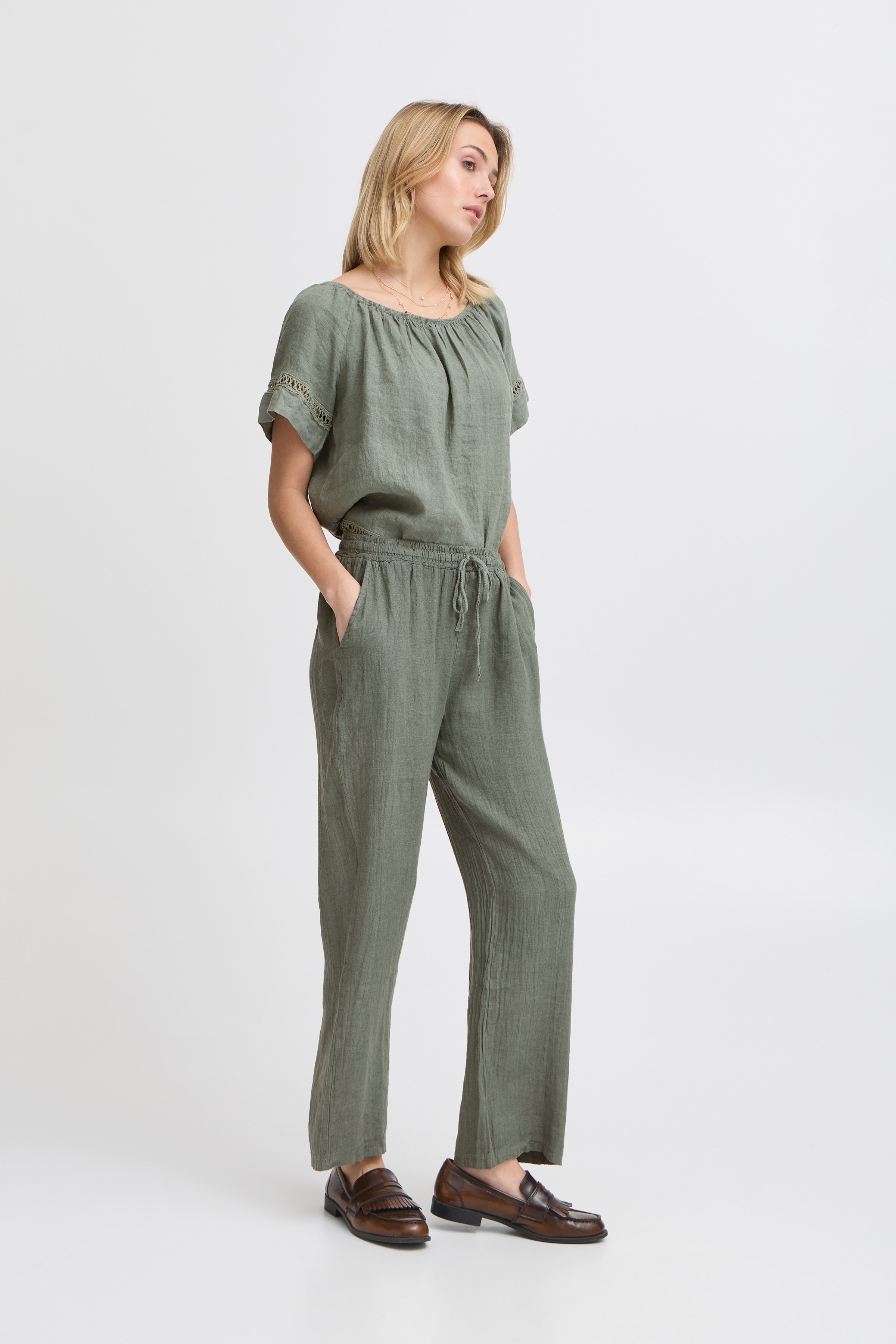 SBFONTANELLE Bukser LOOKBOOK FRONT 22100891-180515