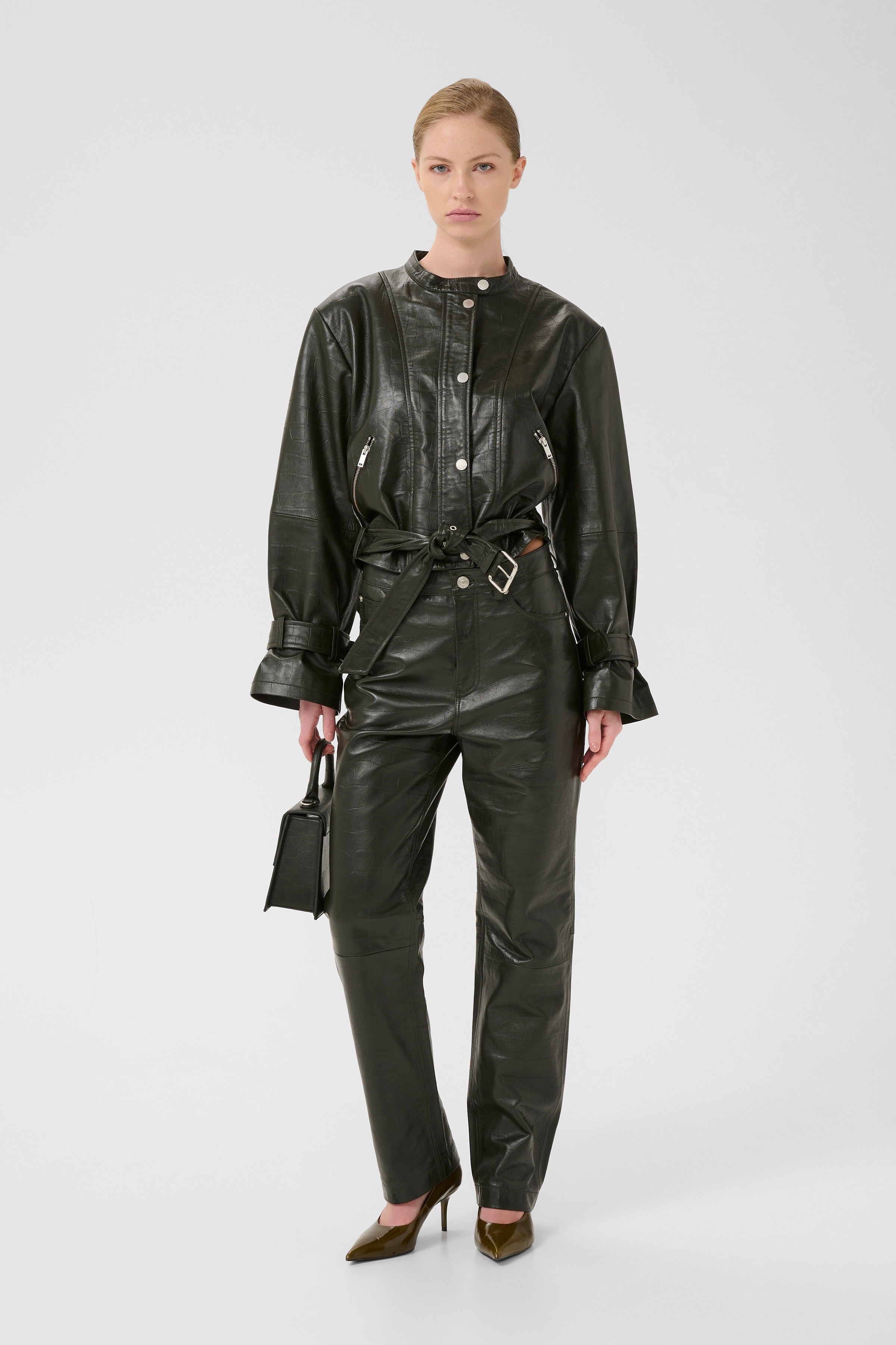 GZelena Lederpants LOOKBOOK FRONT 10910735-105038