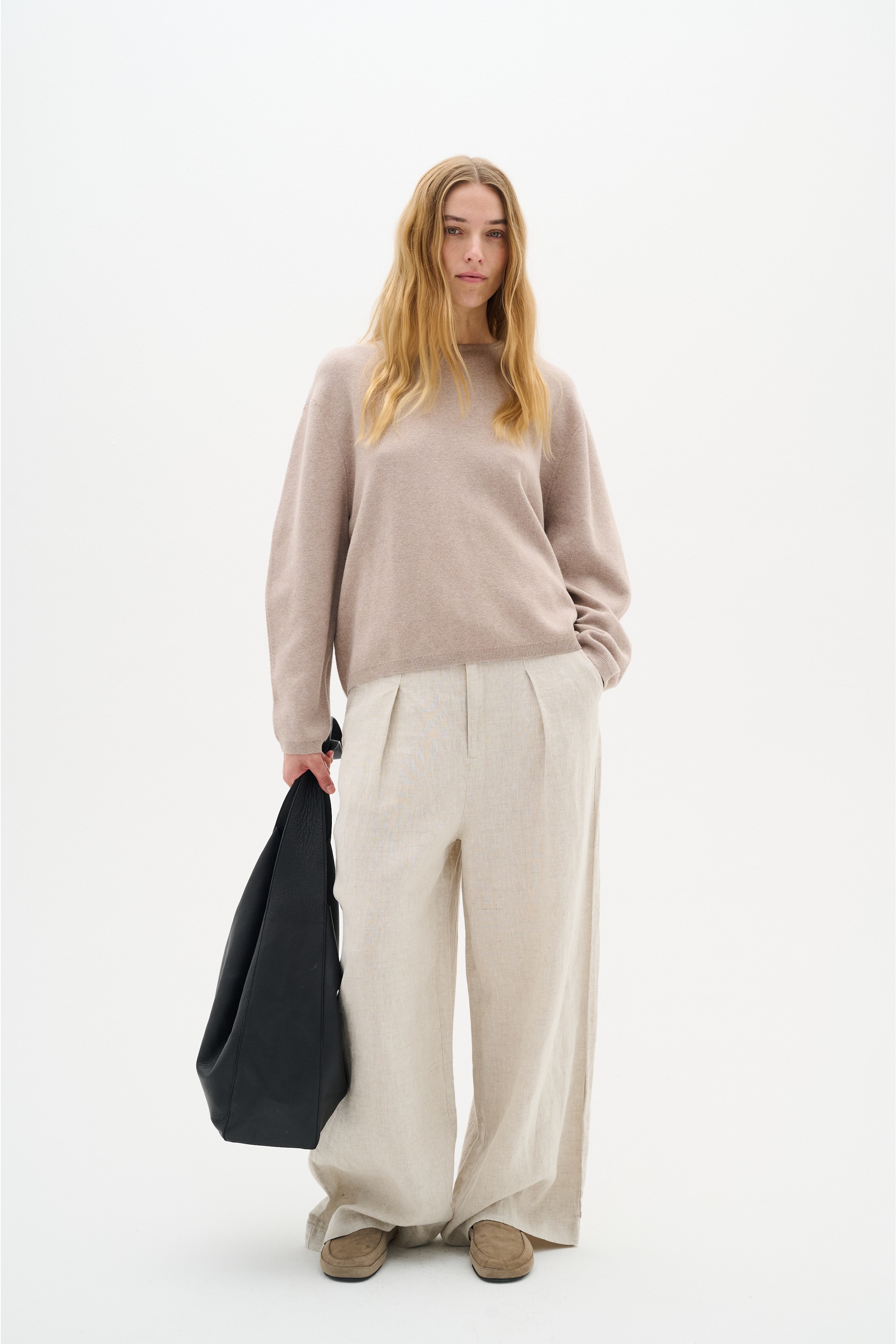 PegIW Linen Trousers LOOKBOOK FRONT 30109179-1304031