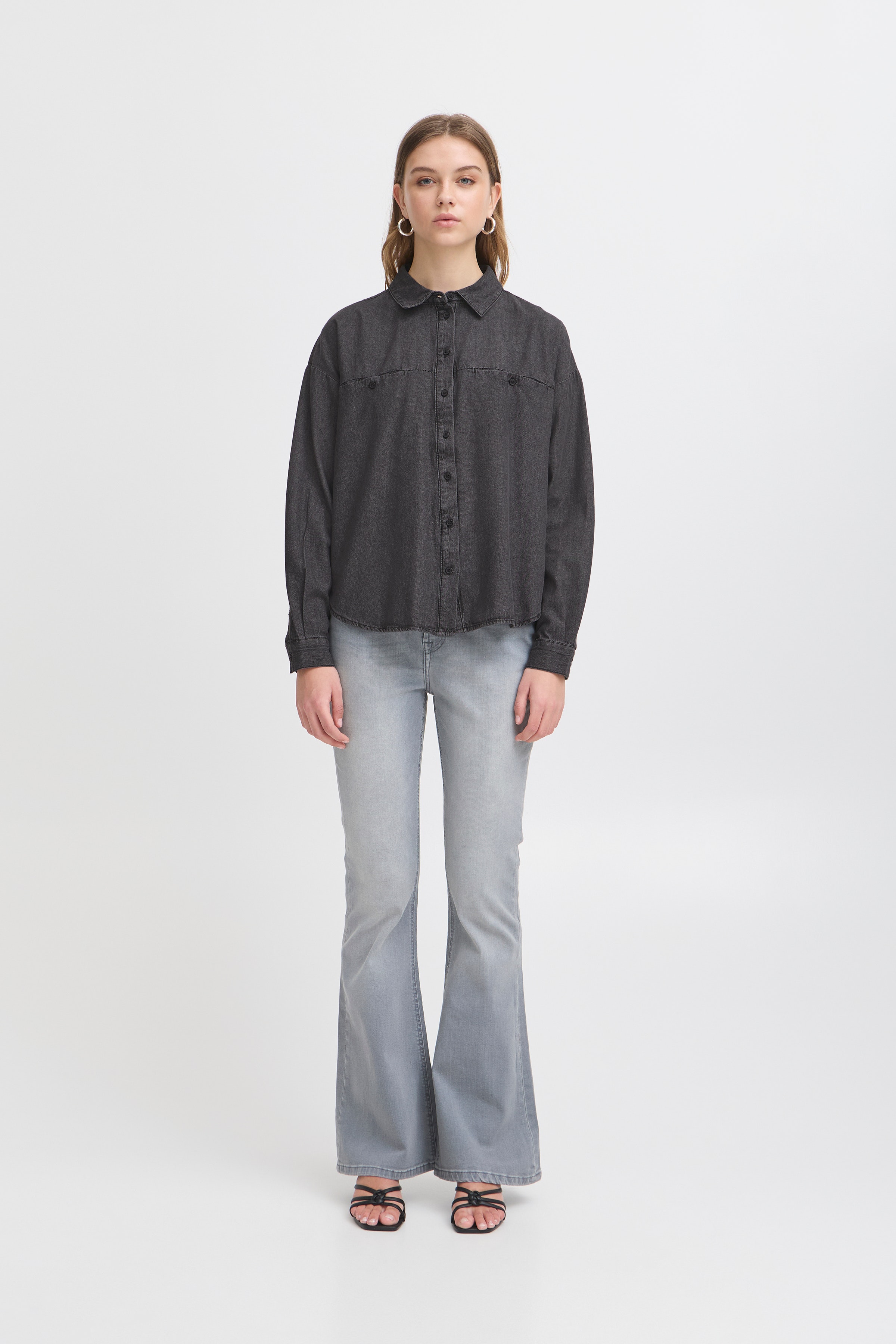 IHARCHER Chemise en jeans LOOKBOOK FRONT 20122389-200341