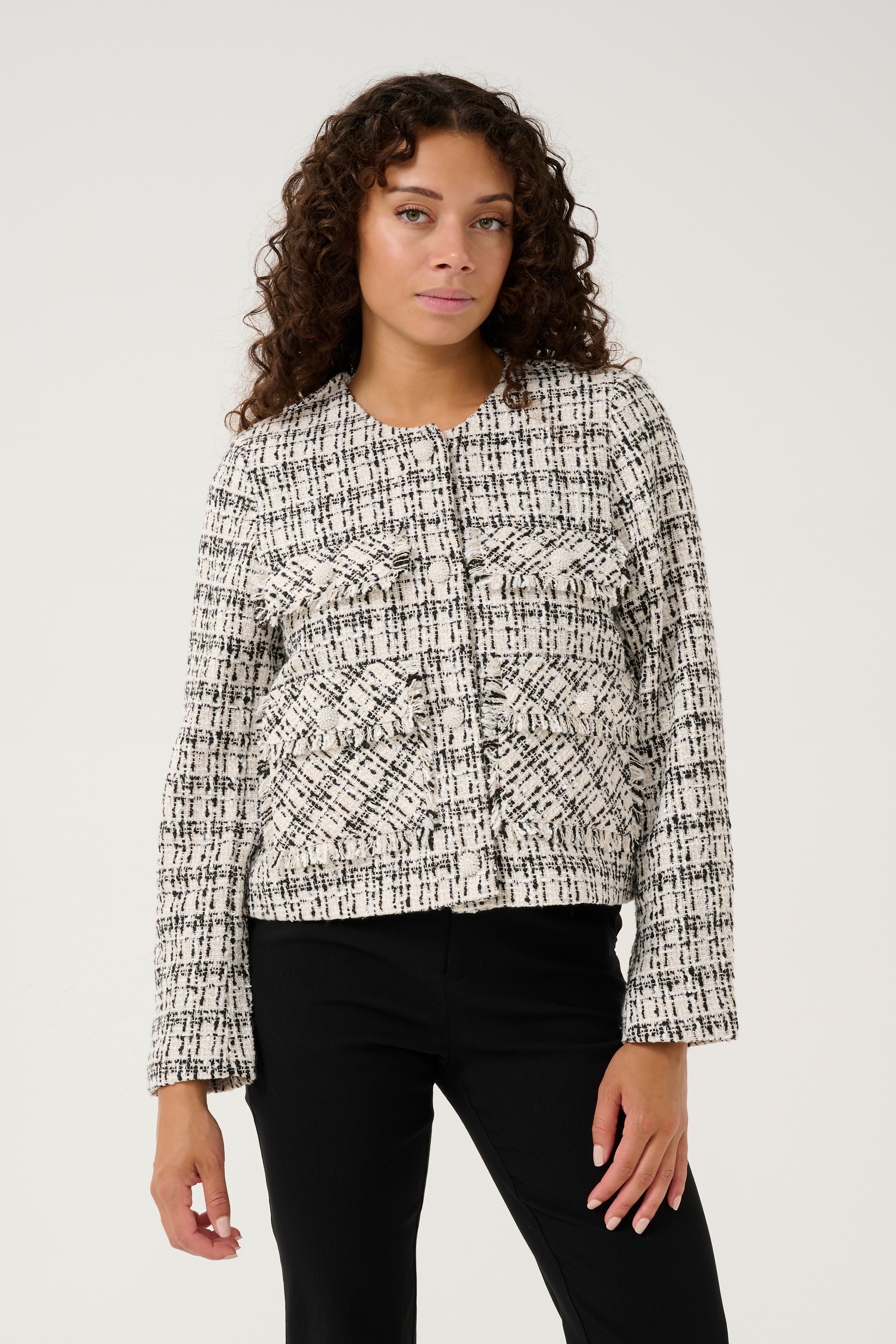 CUcoca Bouclé jacket LOOKBOOK FRONT 50111308-106762