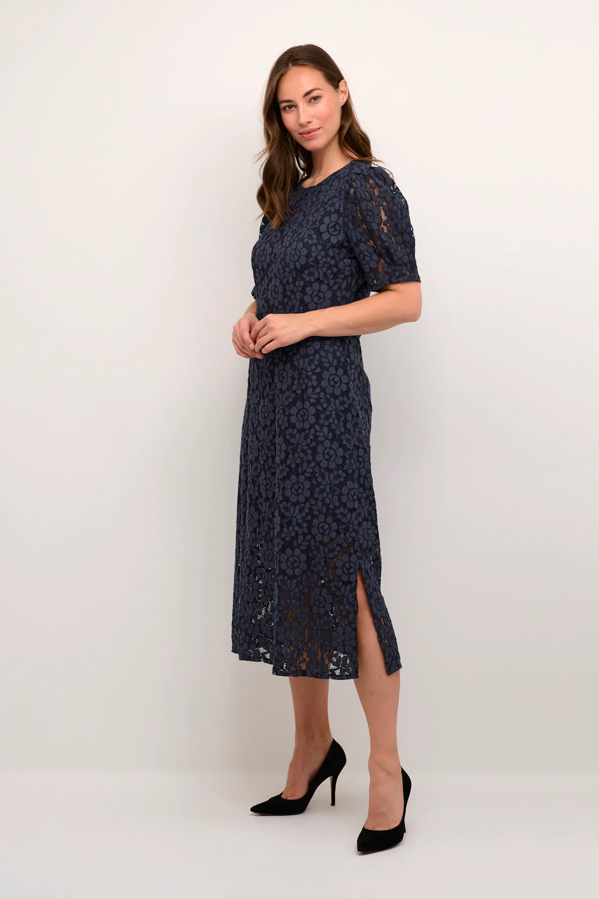 Crebana kleid in total eclipse farbe