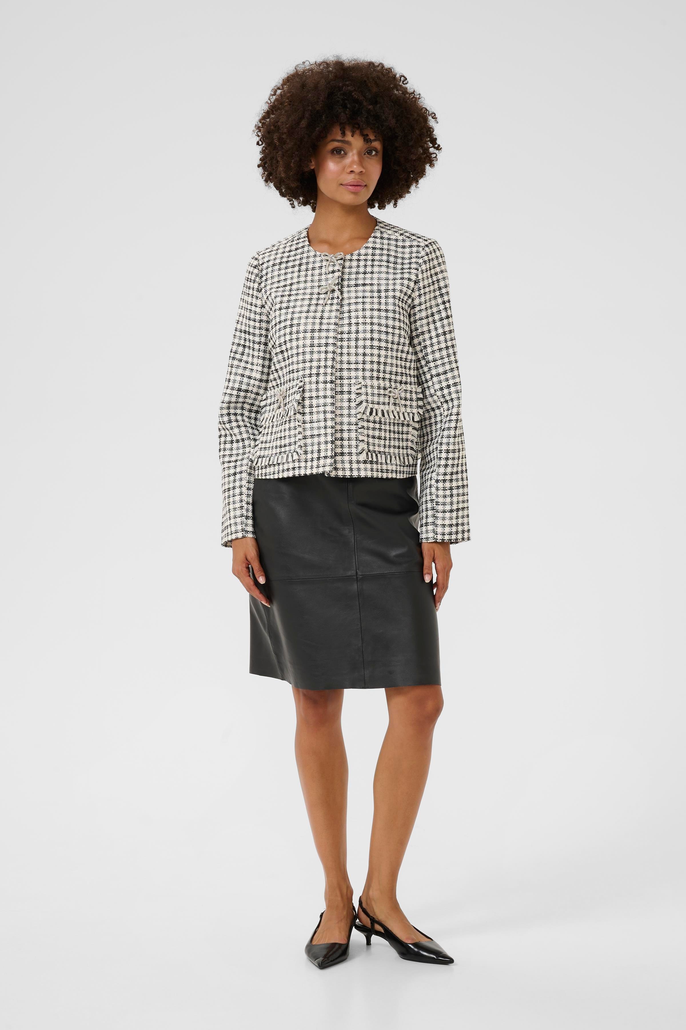 CUheaven Bouclé jacket with bows LOOKBOOK FRONT 50112519-108698