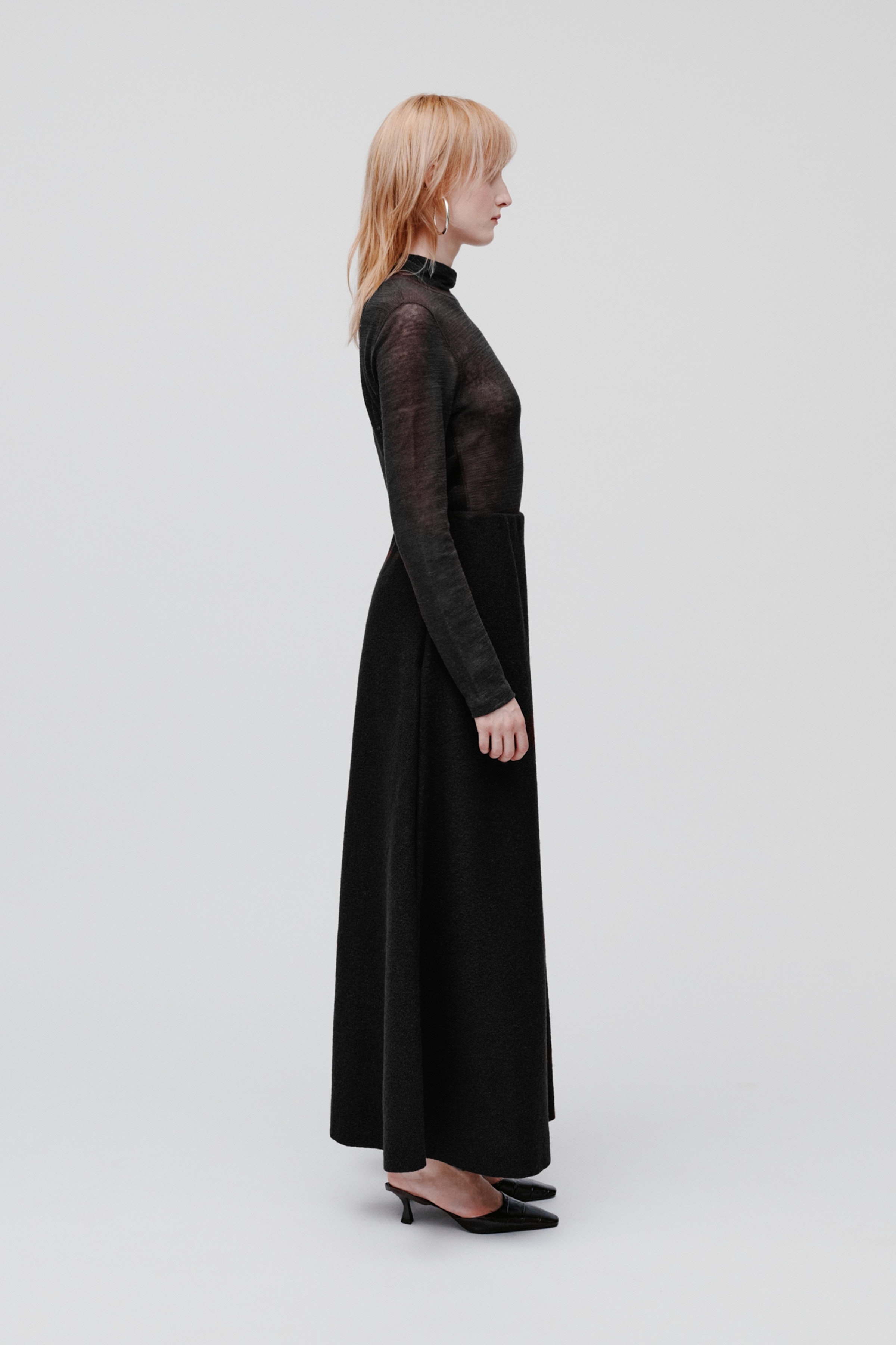 SABRINA Skjørt LOOKBOOK FRONT 30600650-BK999