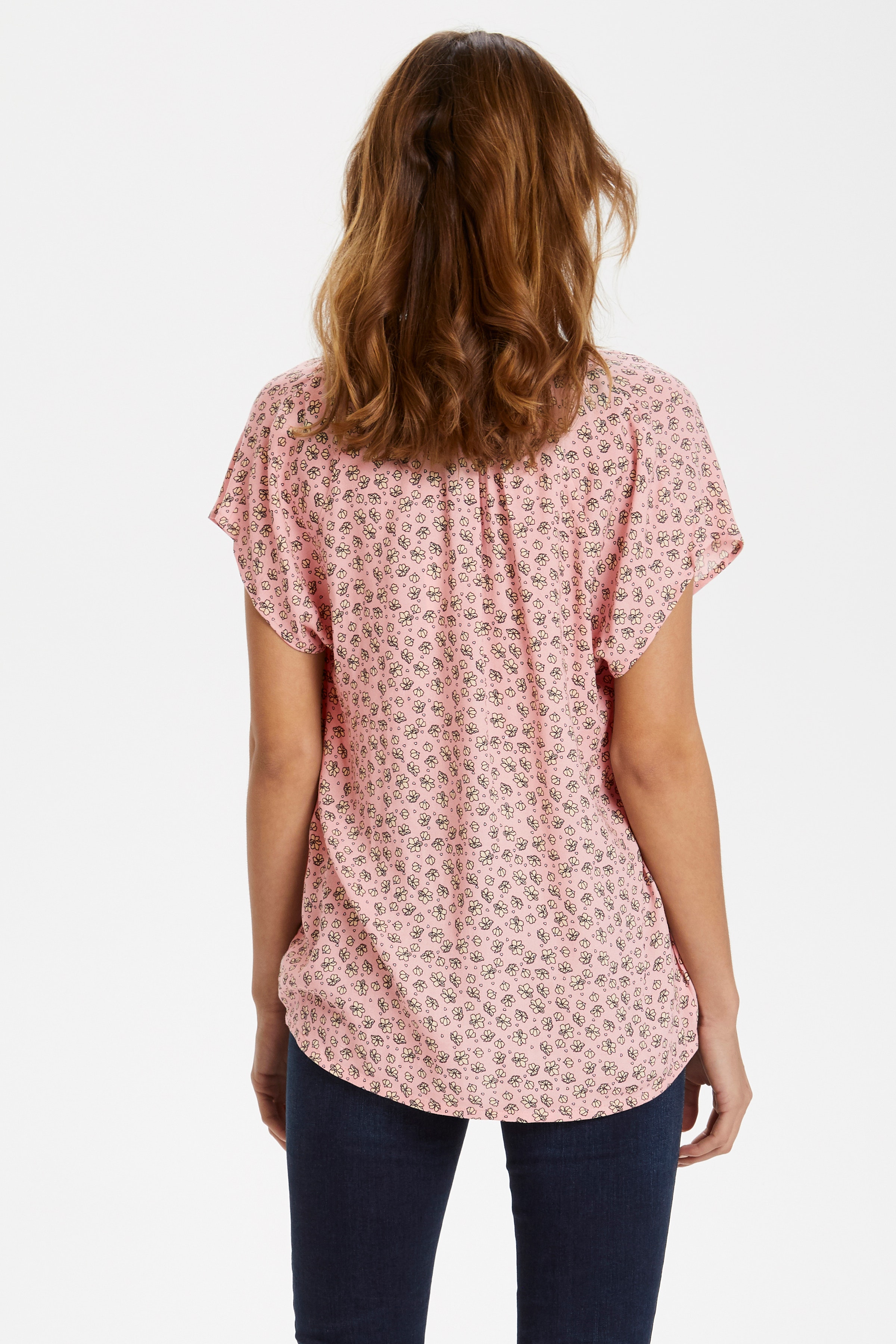 Blouse with short sleeve LOOKBOOK BACK 50106738-5150606