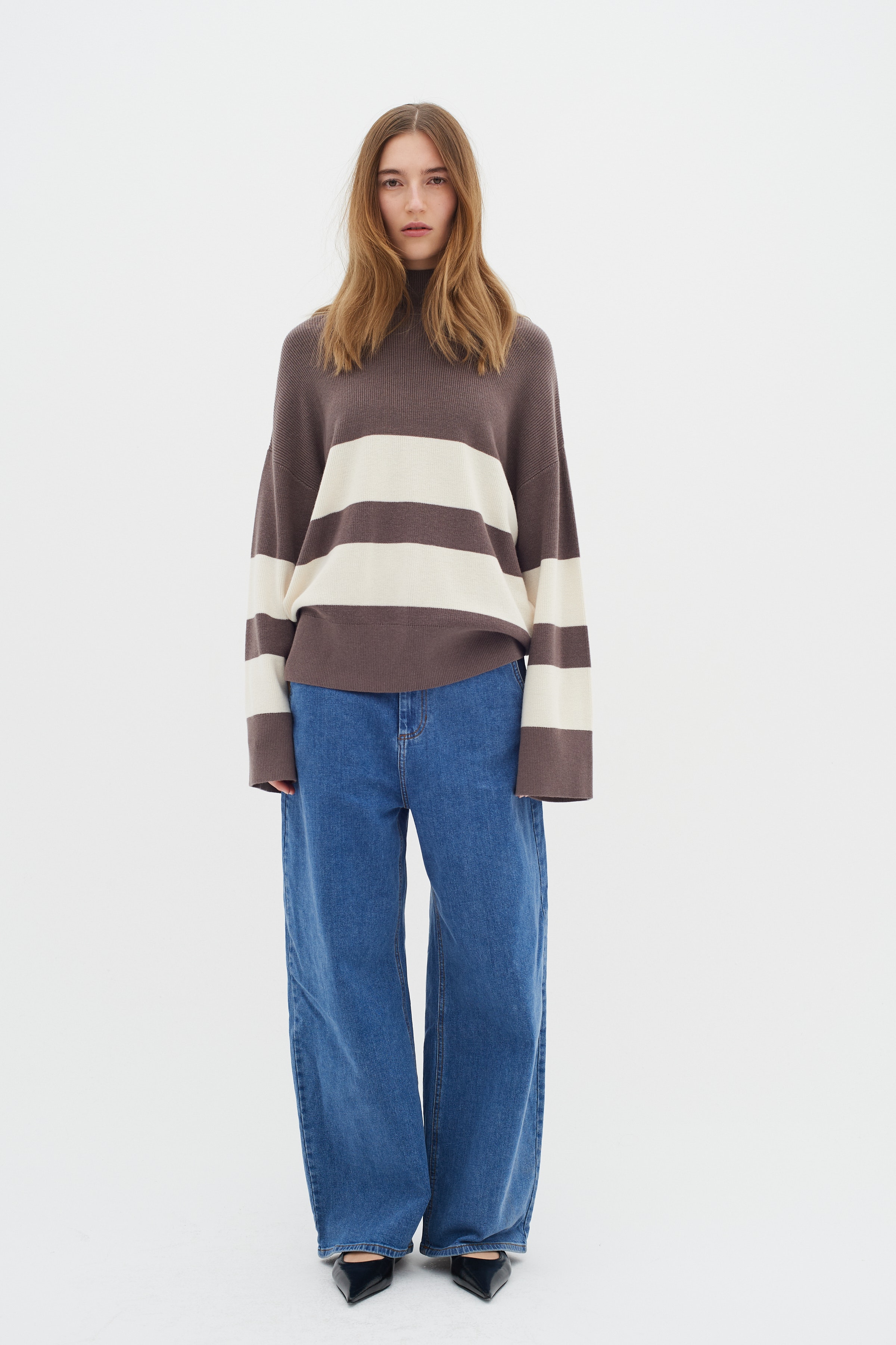 OthiliaIW Gittel Pullover LOOKBOOK FRONT 30108984-302607