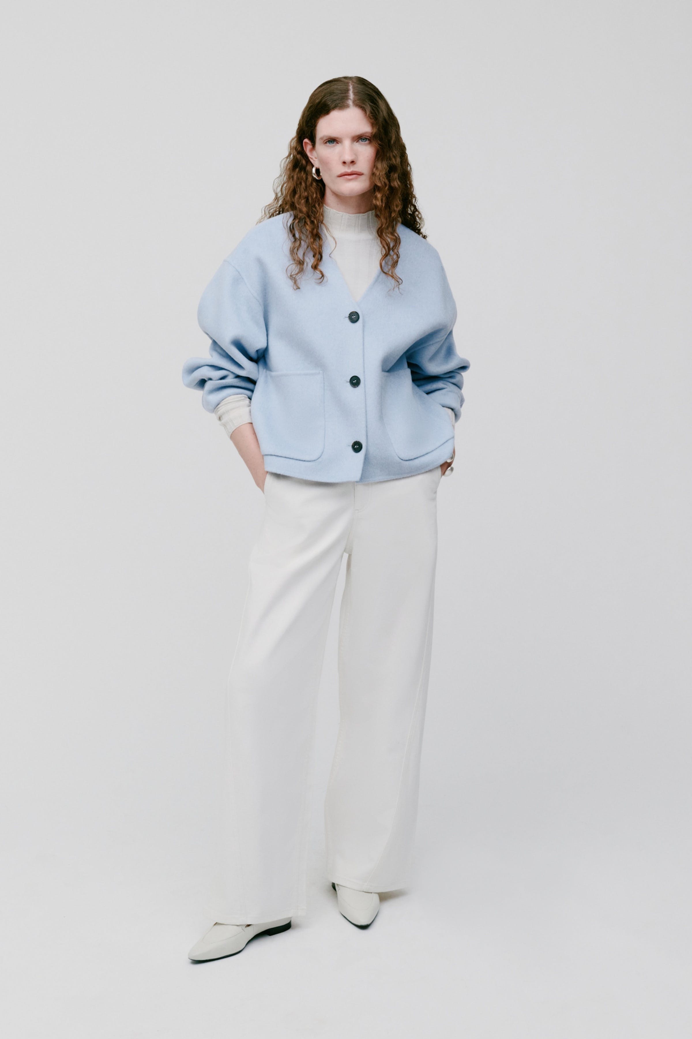 JENEVA Kåpe LOOKBOOK FRONT 30600773-BL833