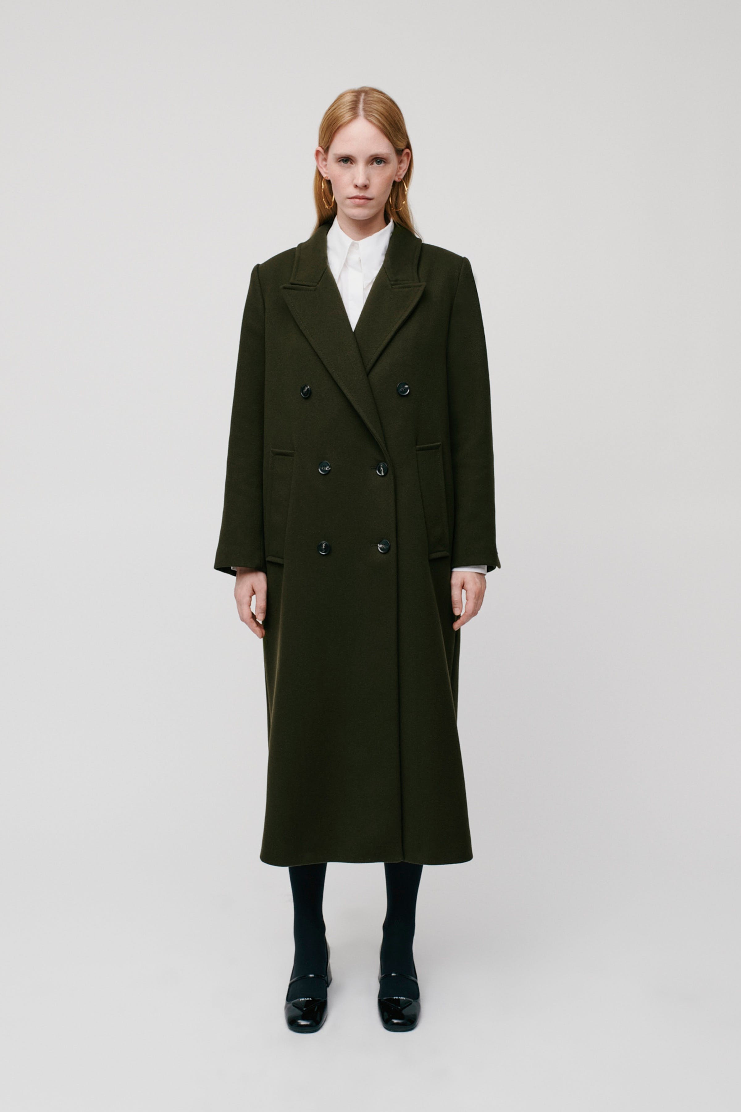 CLEMENCE Kåpe LOOKBOOK FRONT 30600180-GR598