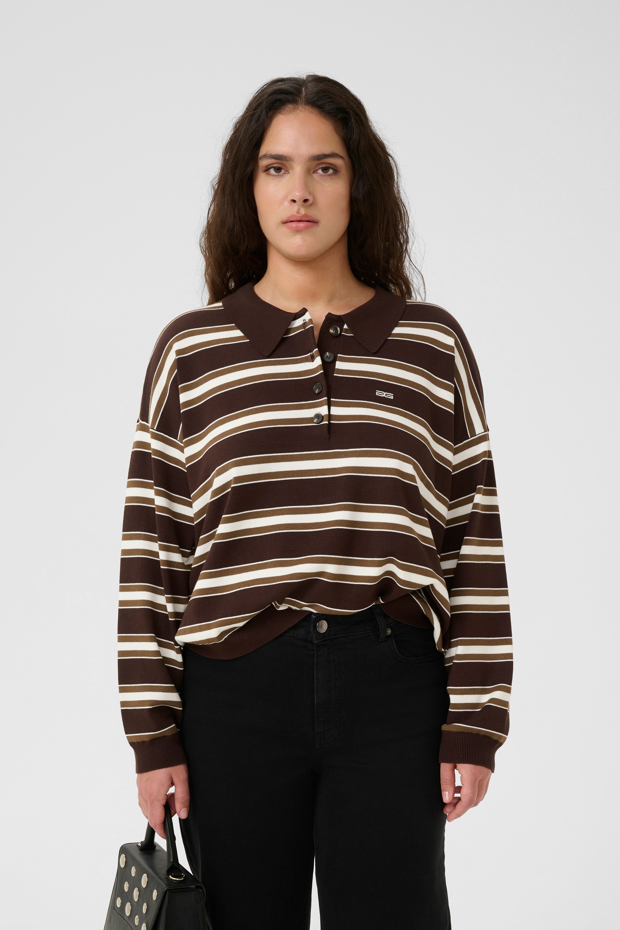 GZpaige Langärmliges Poloshirt LOOKBOOK FRONT 10910655-108478