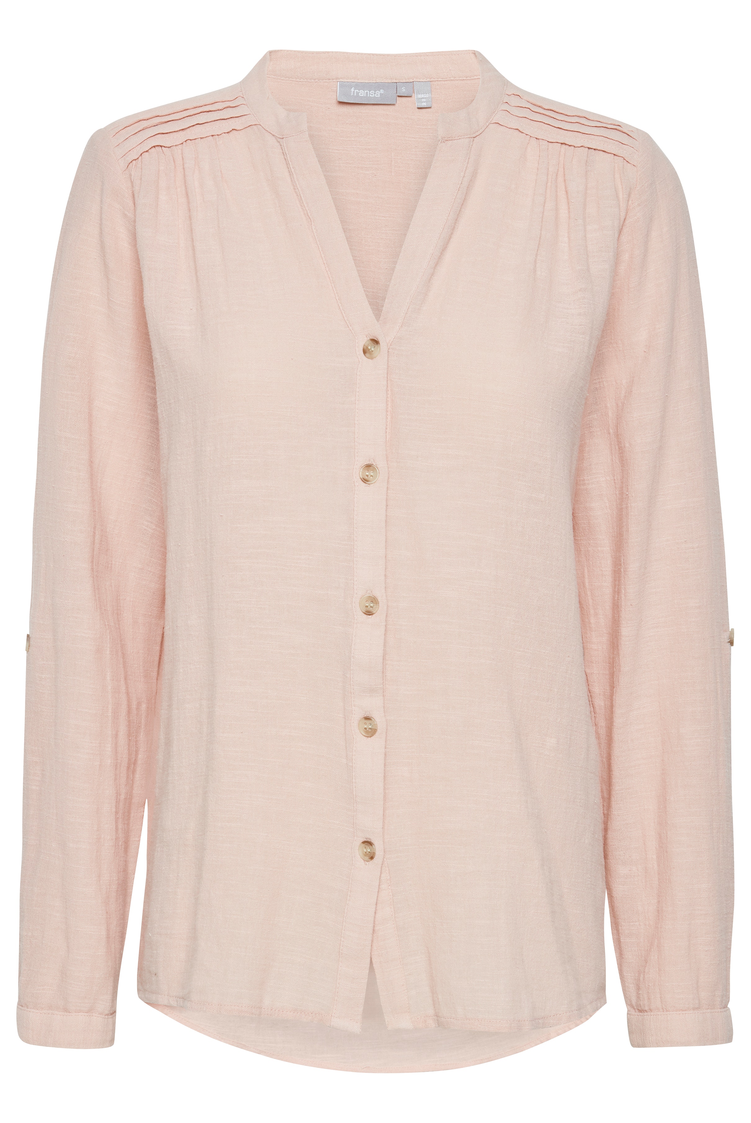 Blouse with short sleeve PACK FRONT 20609688-193929