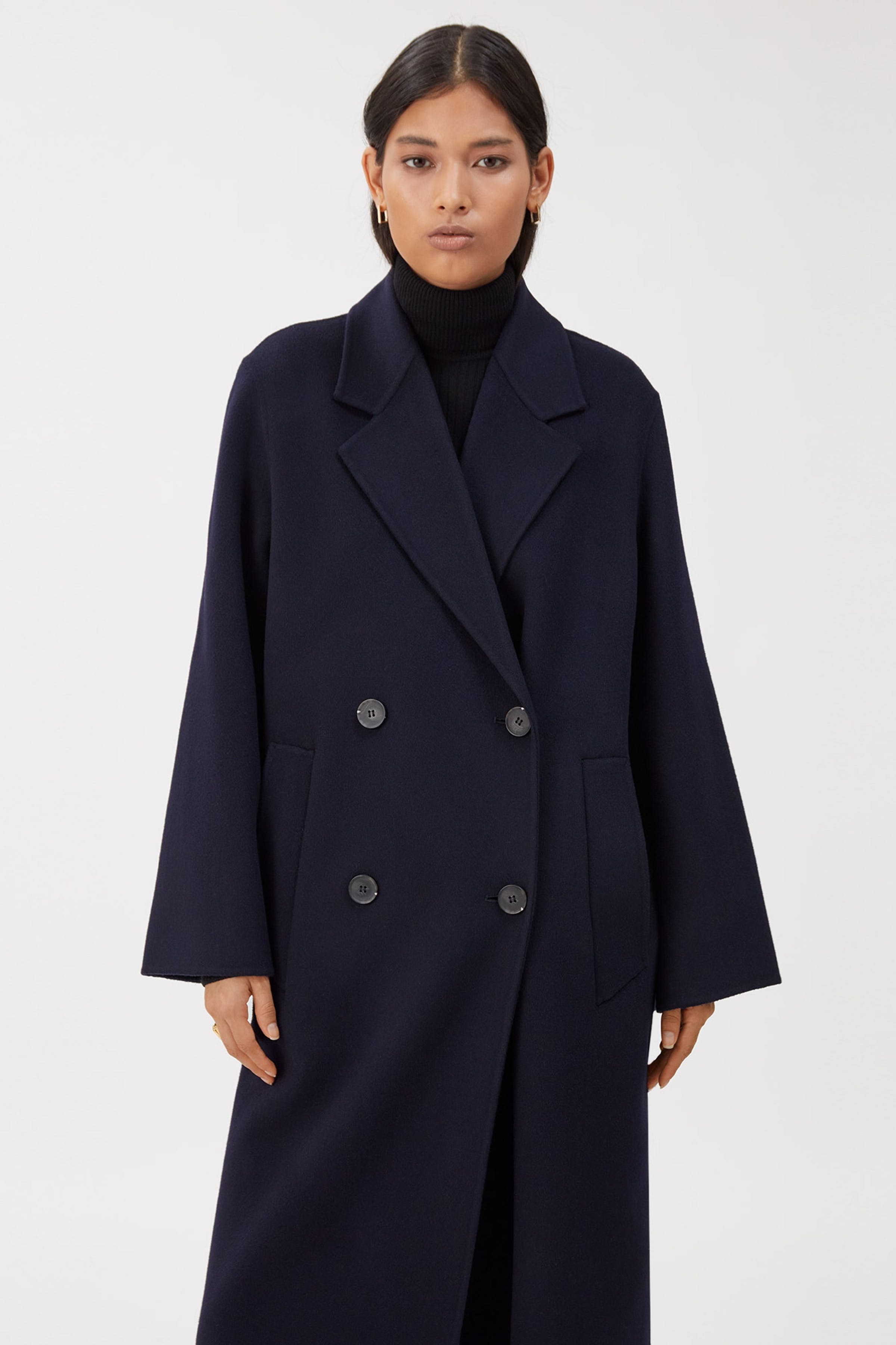 CLARA Kåpe LOOKBOOK FRONT 30600563-BL899