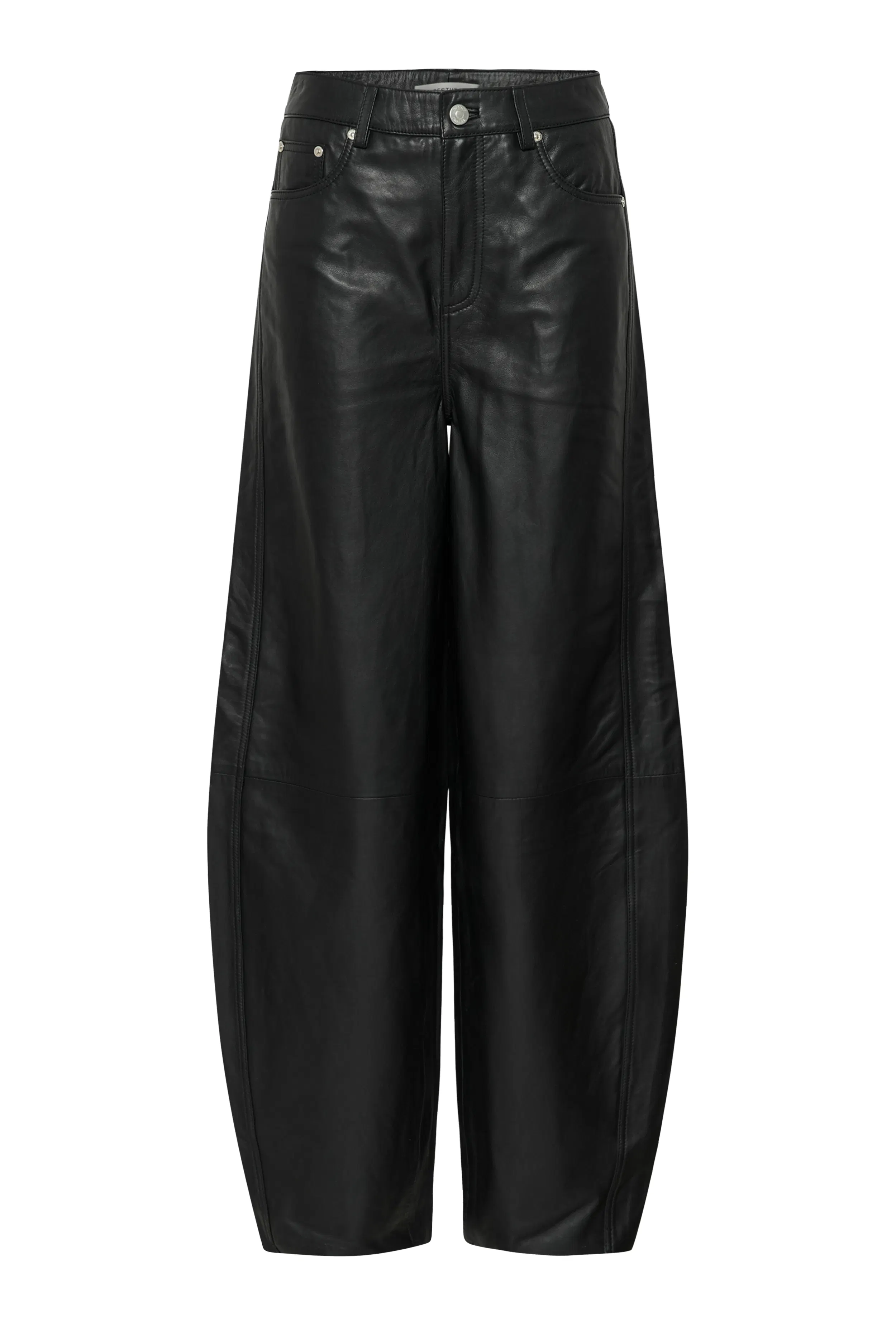 GZchaela Barrel leren broek PACK FRONT 10911606-100017