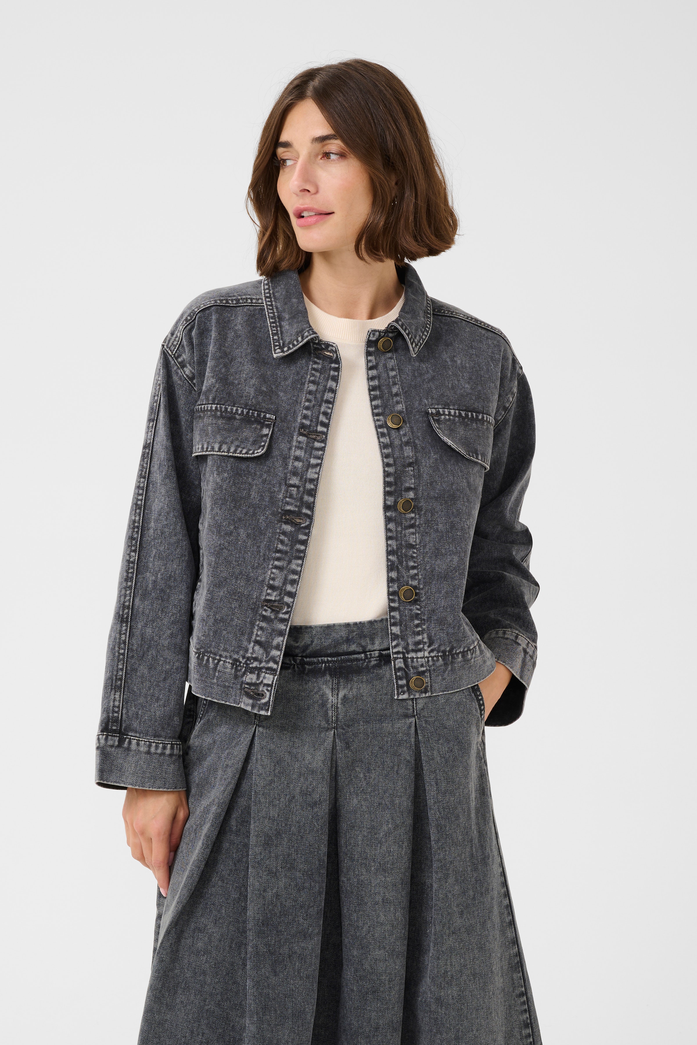 CUcarlina Denimjakke LOOKBOOK FRONT 50112088-108032