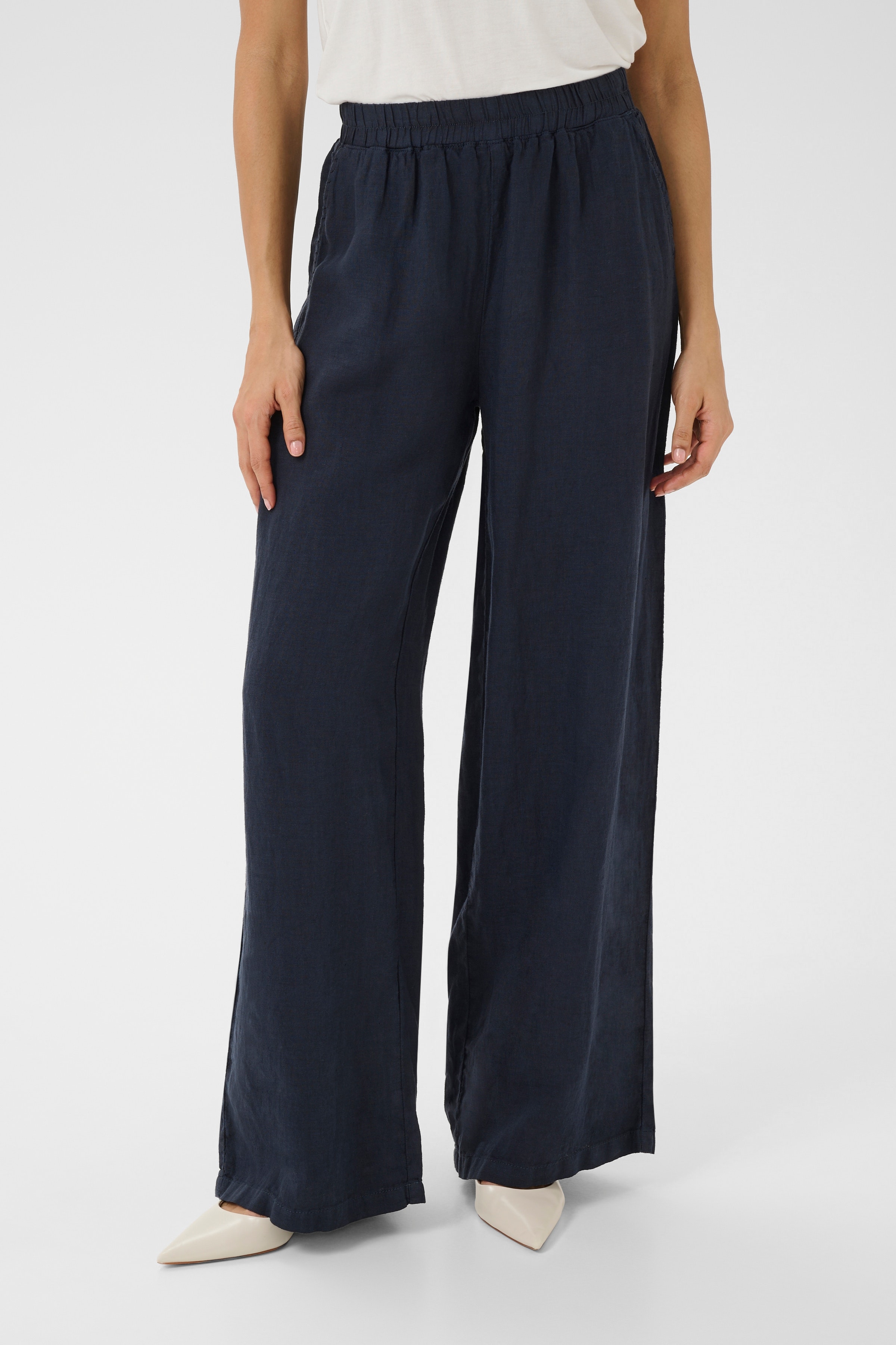 CUnyssa 100% Linen Trousers LOOKBOOK FRONT 50111693-194011