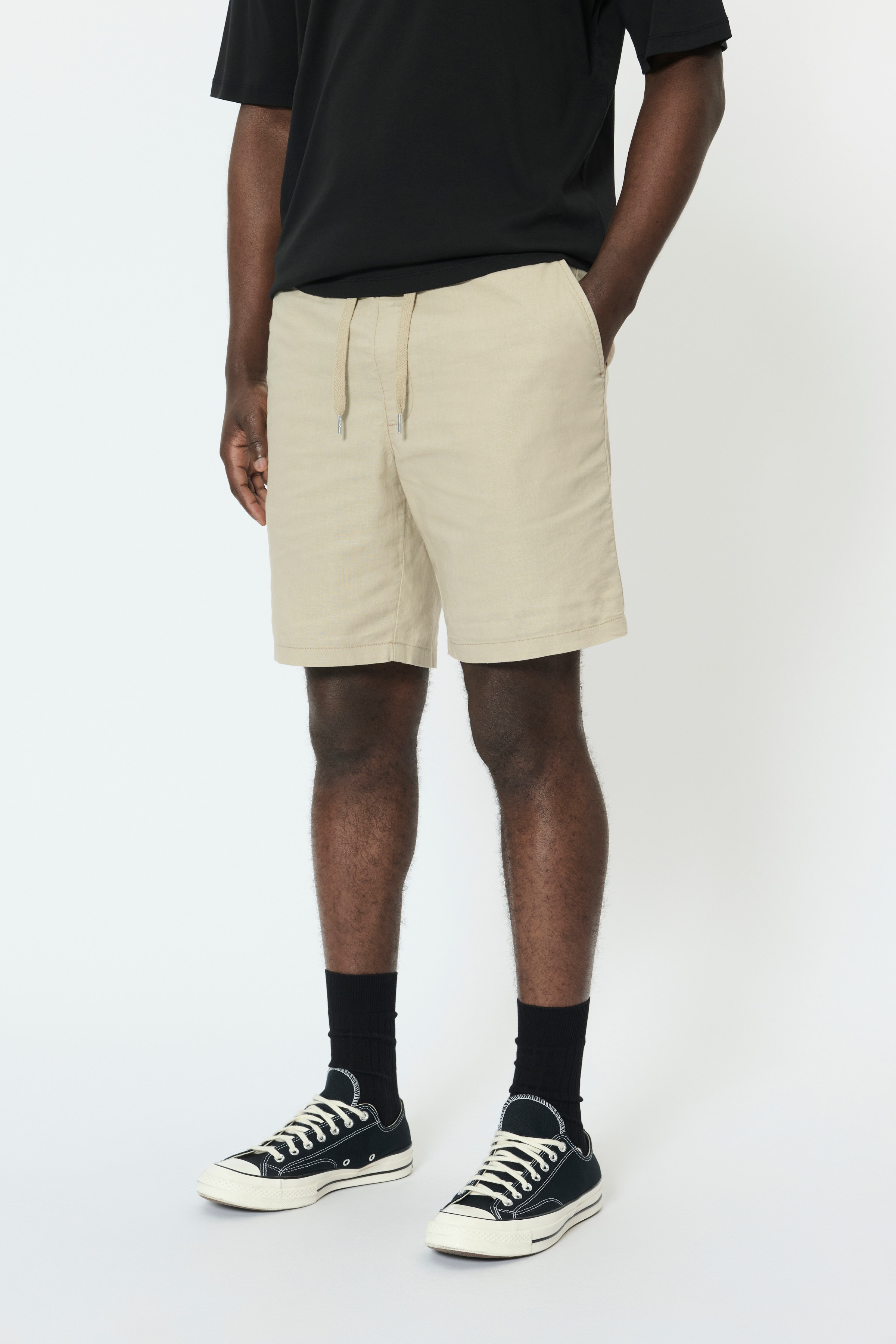 MAbarton hørshorts LOOKBOOK FRONT 30206032-161105