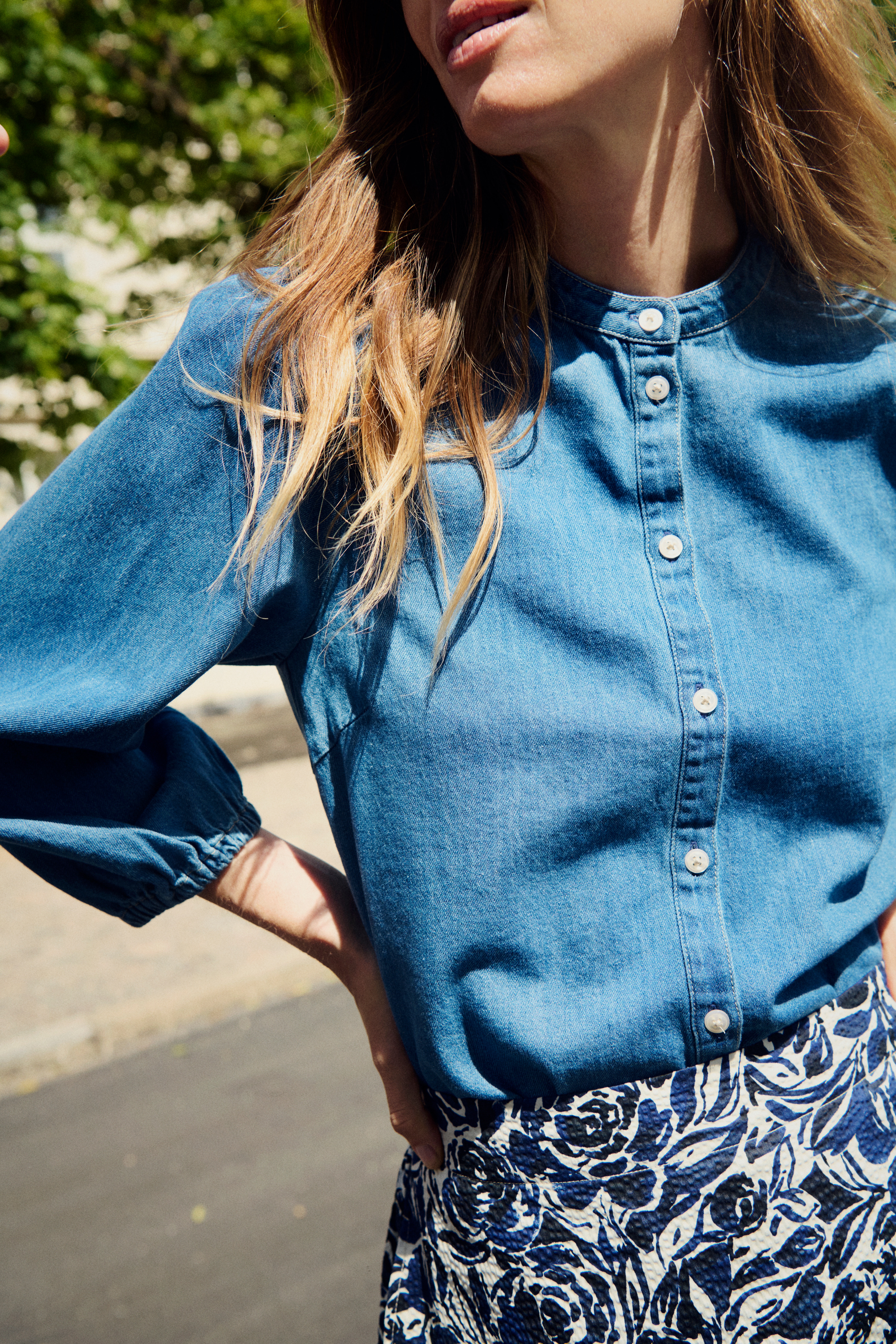 NicoliePW Denimskjorta LOCATION NONE 30309362-300156