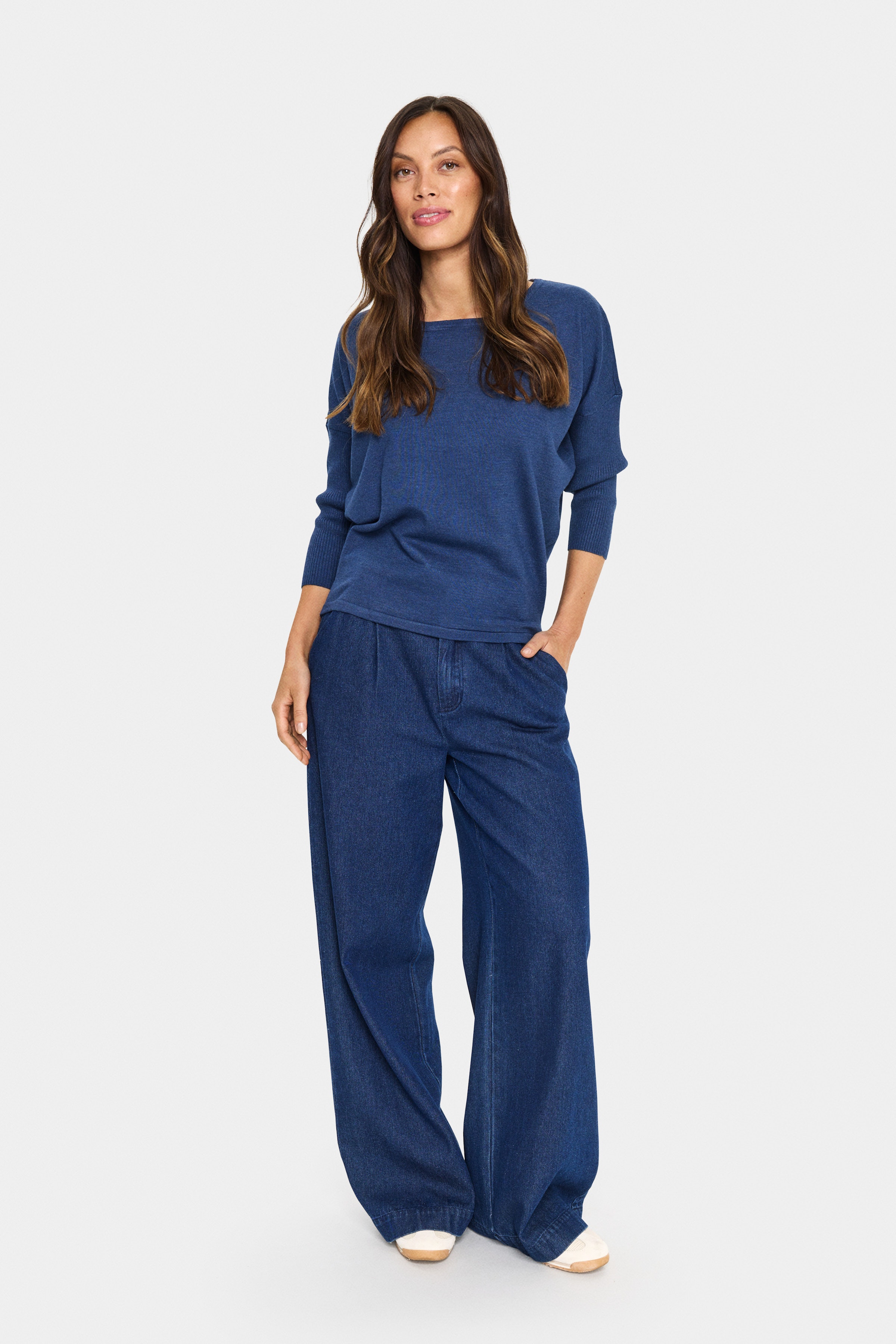 MilaSZ R-Neck Pullover LOOKBOOK FRONT 30500003-1941281