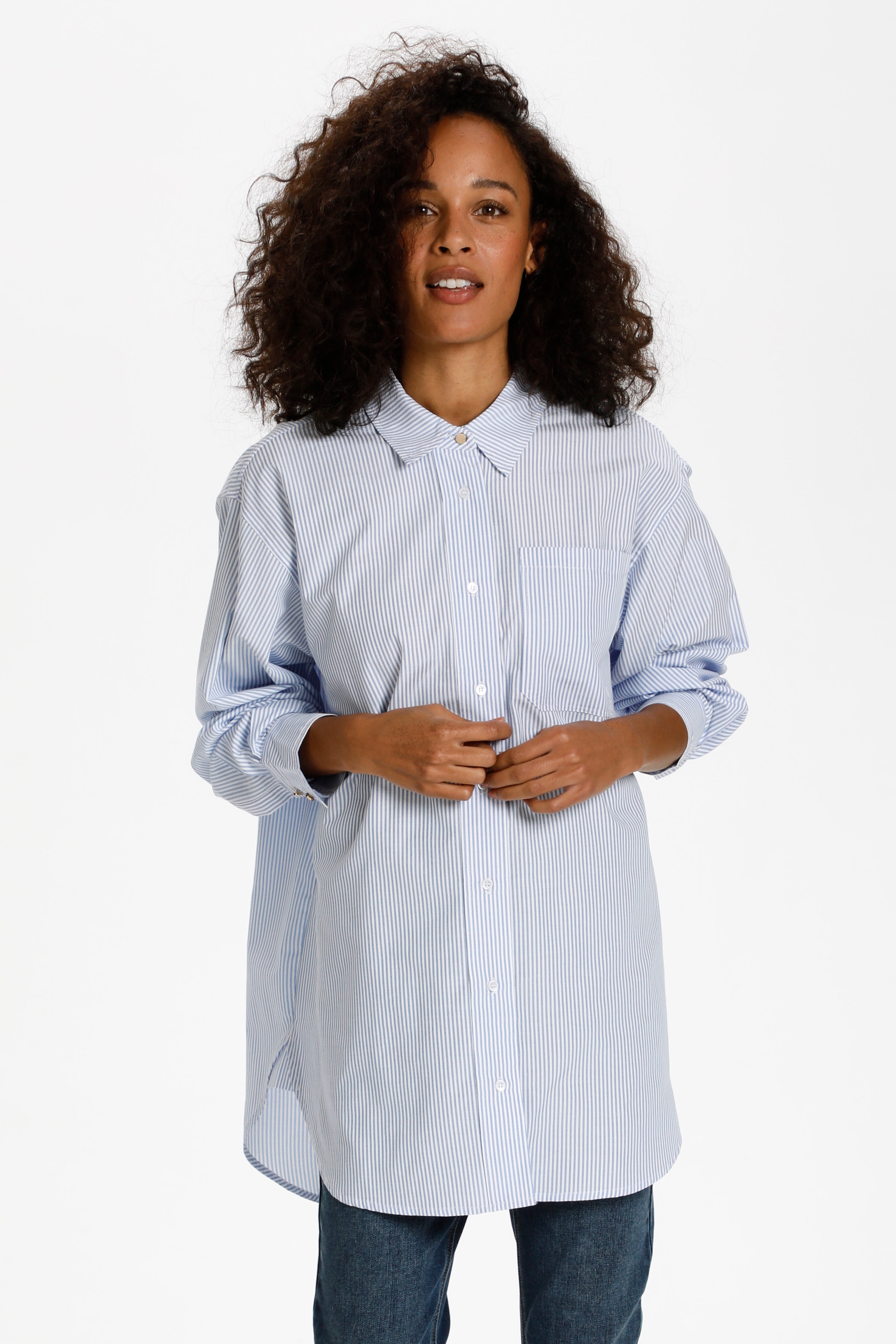 KAlolly Striped Langærmet skjorte LOOKBOOK FRONT 10505697-101552
