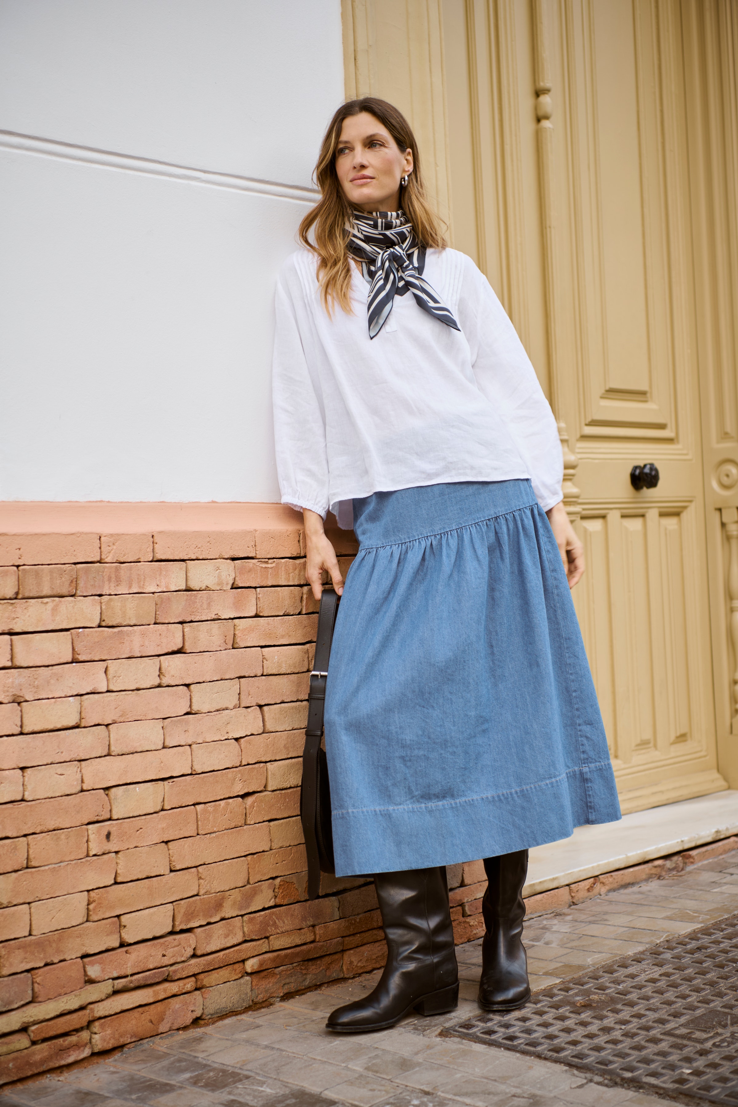 NelliaPW Denim Skirt LOCATION NONE 30309348-300156