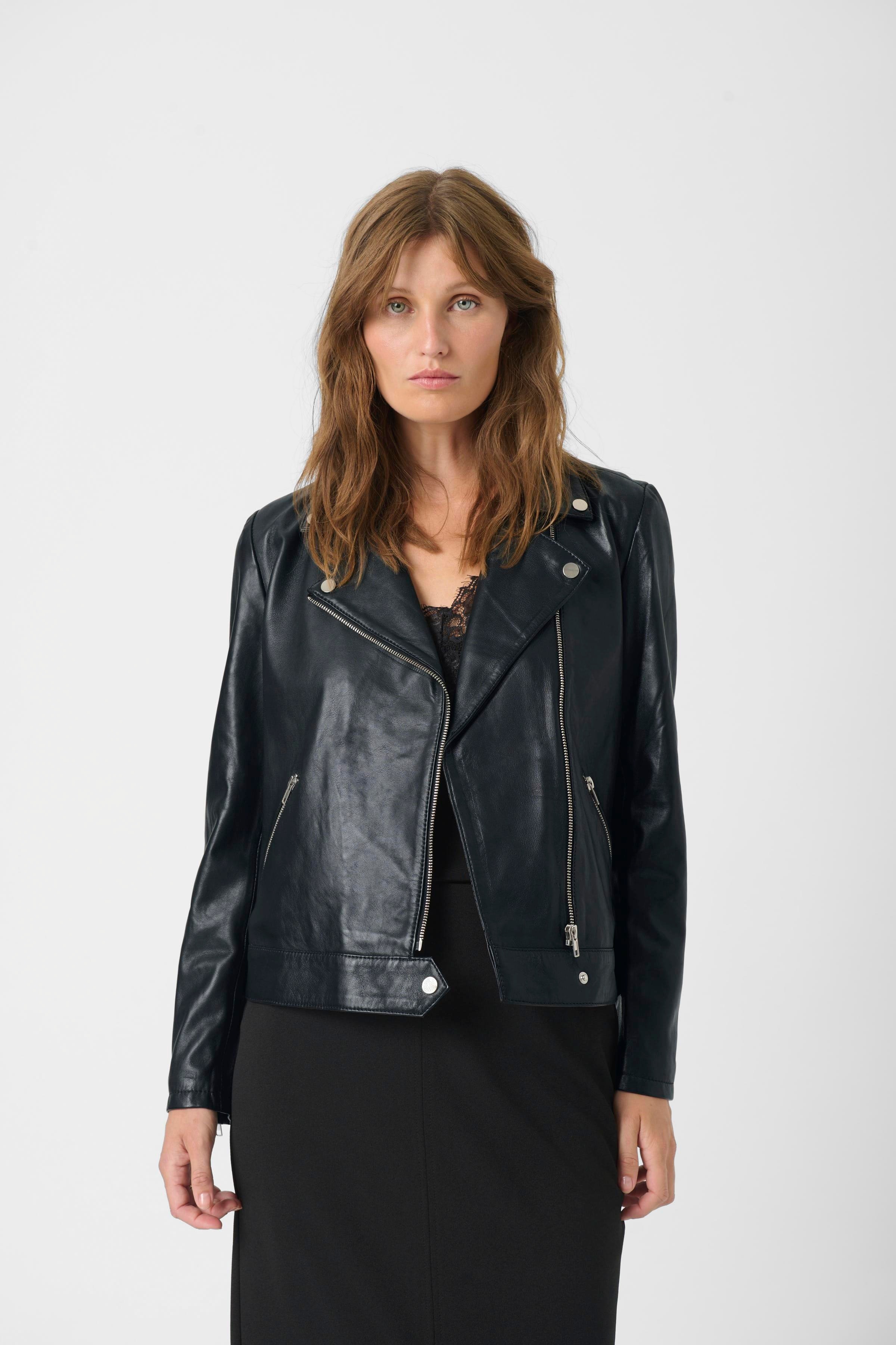 SLMaeve Leather jacket LOOKBOOK FRONT 30403641-40050