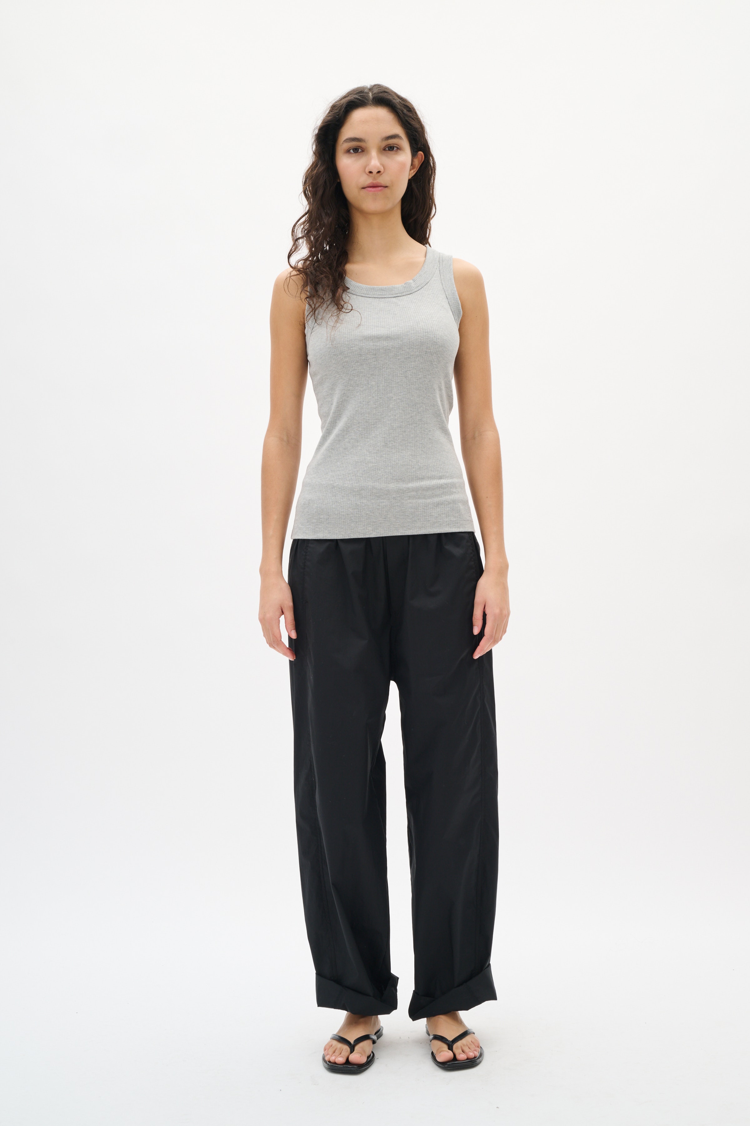 KennaIW Poplin Trousers LOOKBOOK FRONT 30110533-194008
