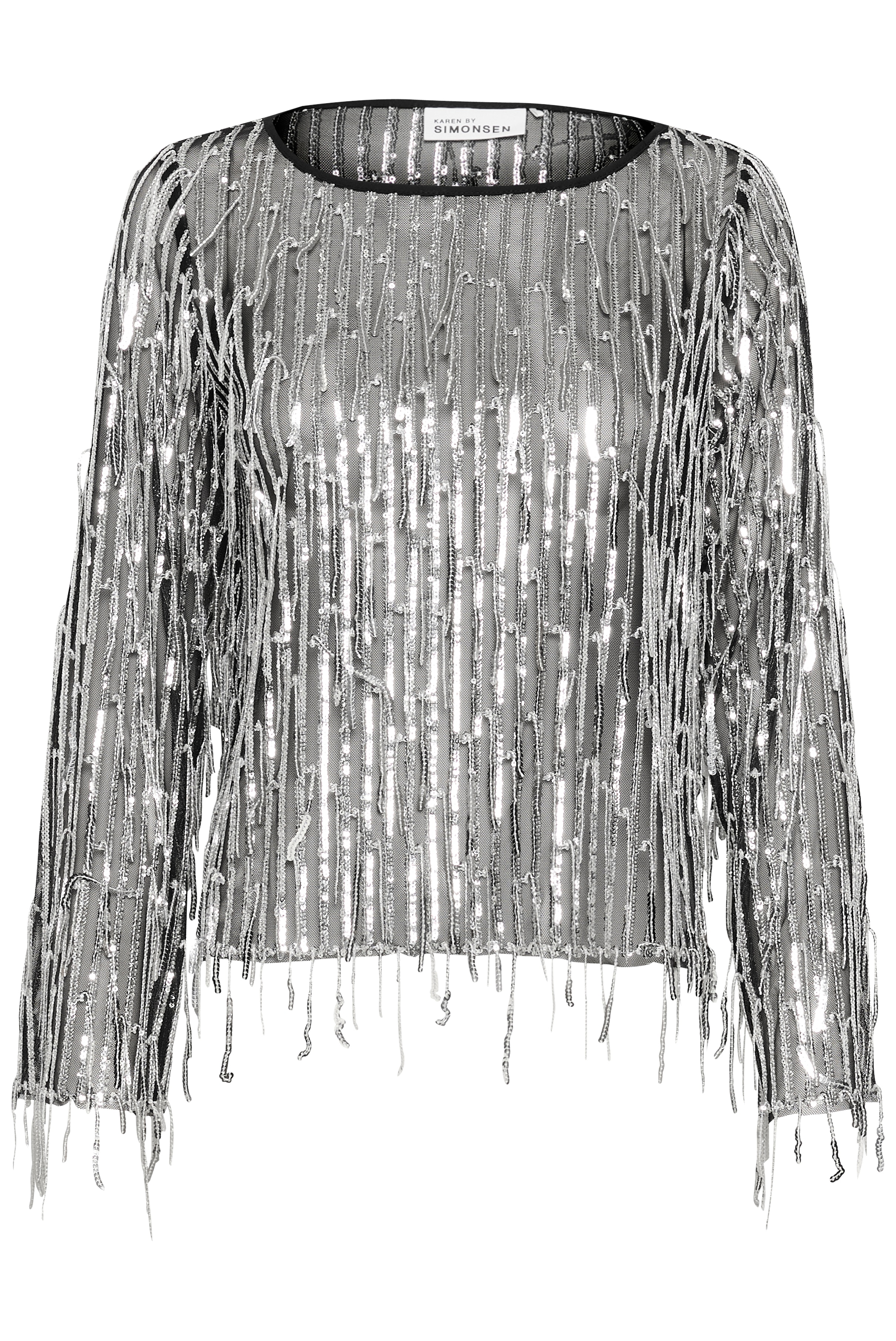 KBSandie Paillettenbluse PACK FRONT 10105202-100100