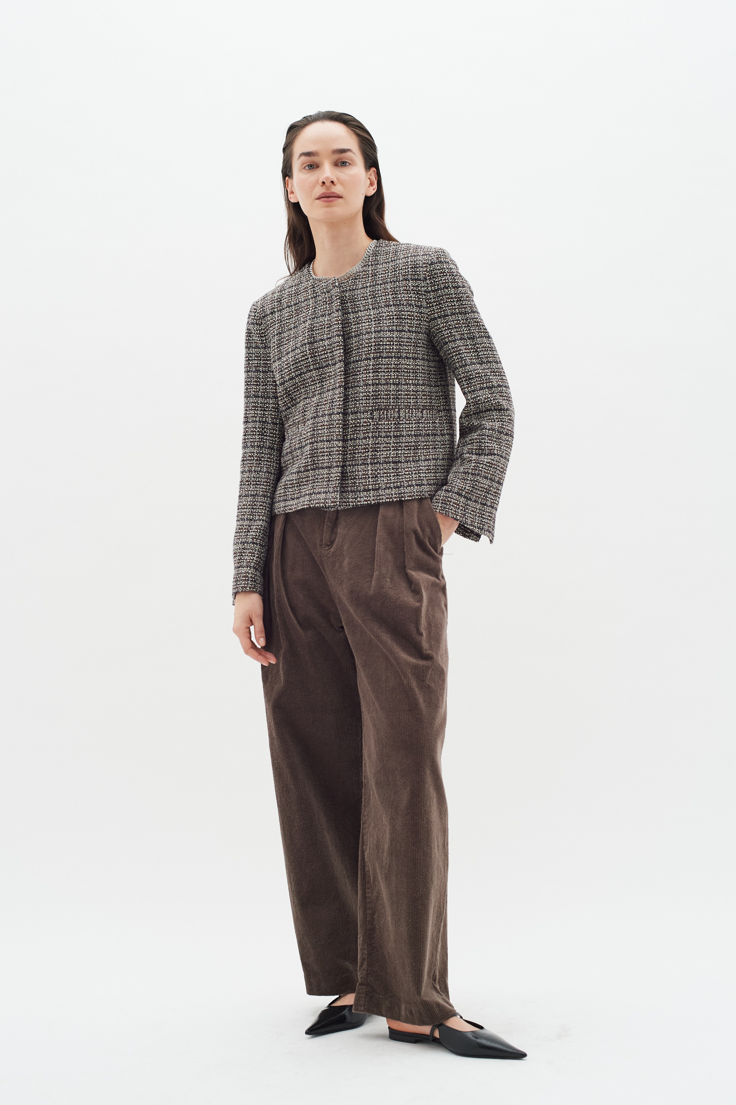 ToriIW Wide Trousers LOOKBOOK FRONT 30109783-181304