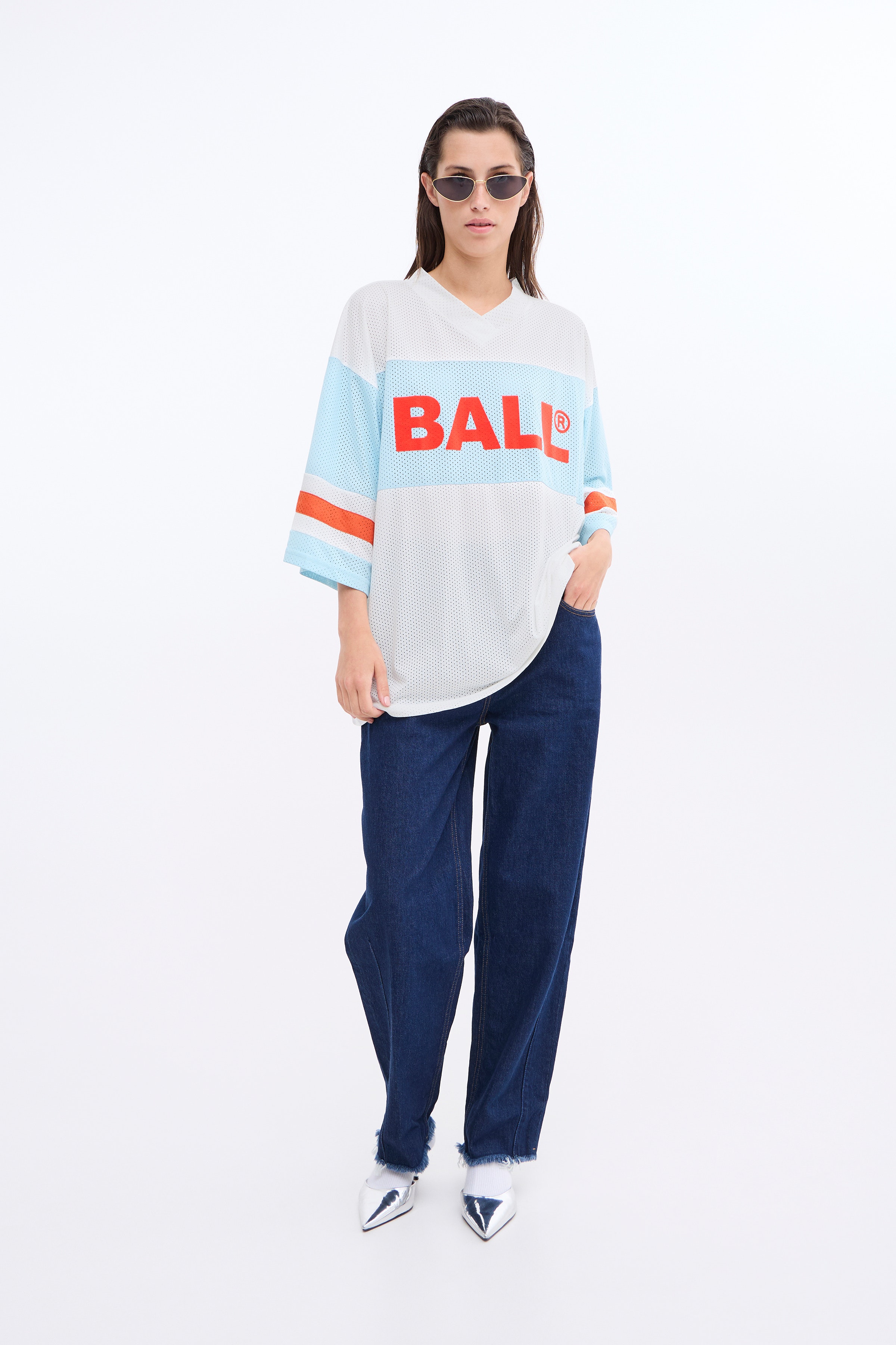 BALL BIGGIE MESH TEE LOOKBOOK FRONT 50405213-B1011