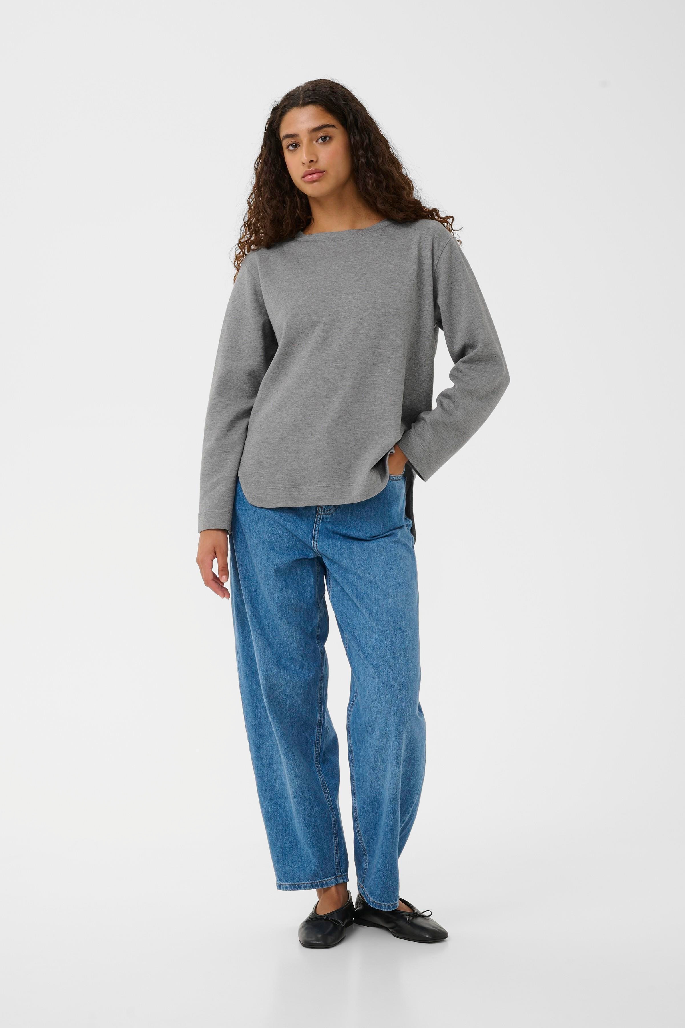 GincentIW Melange Sweatshirt LOOKBOOK FRONT 30109922-301744
