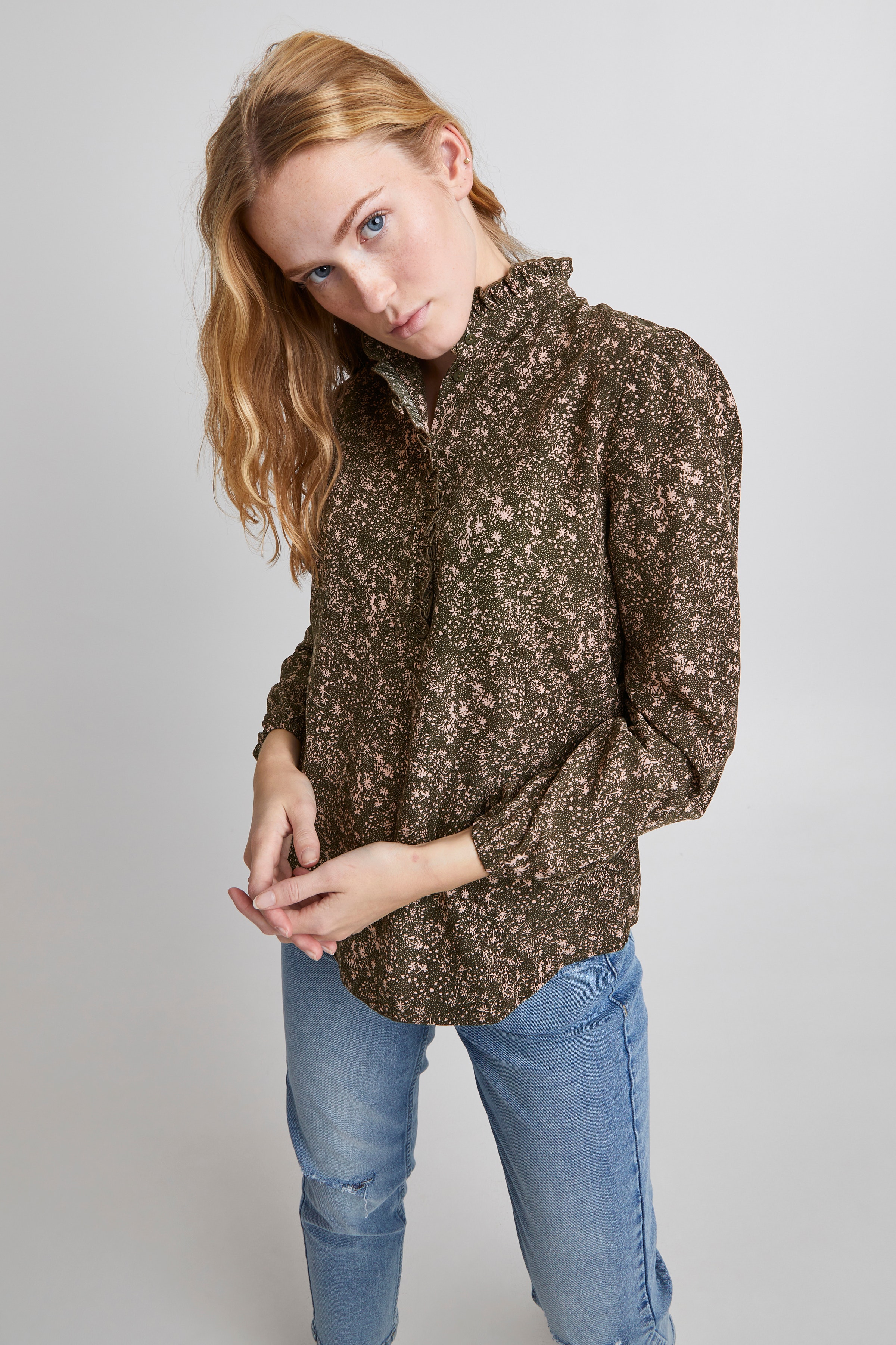 Langarm-Bluse LOOKBOOK FRONT 20812044-200981