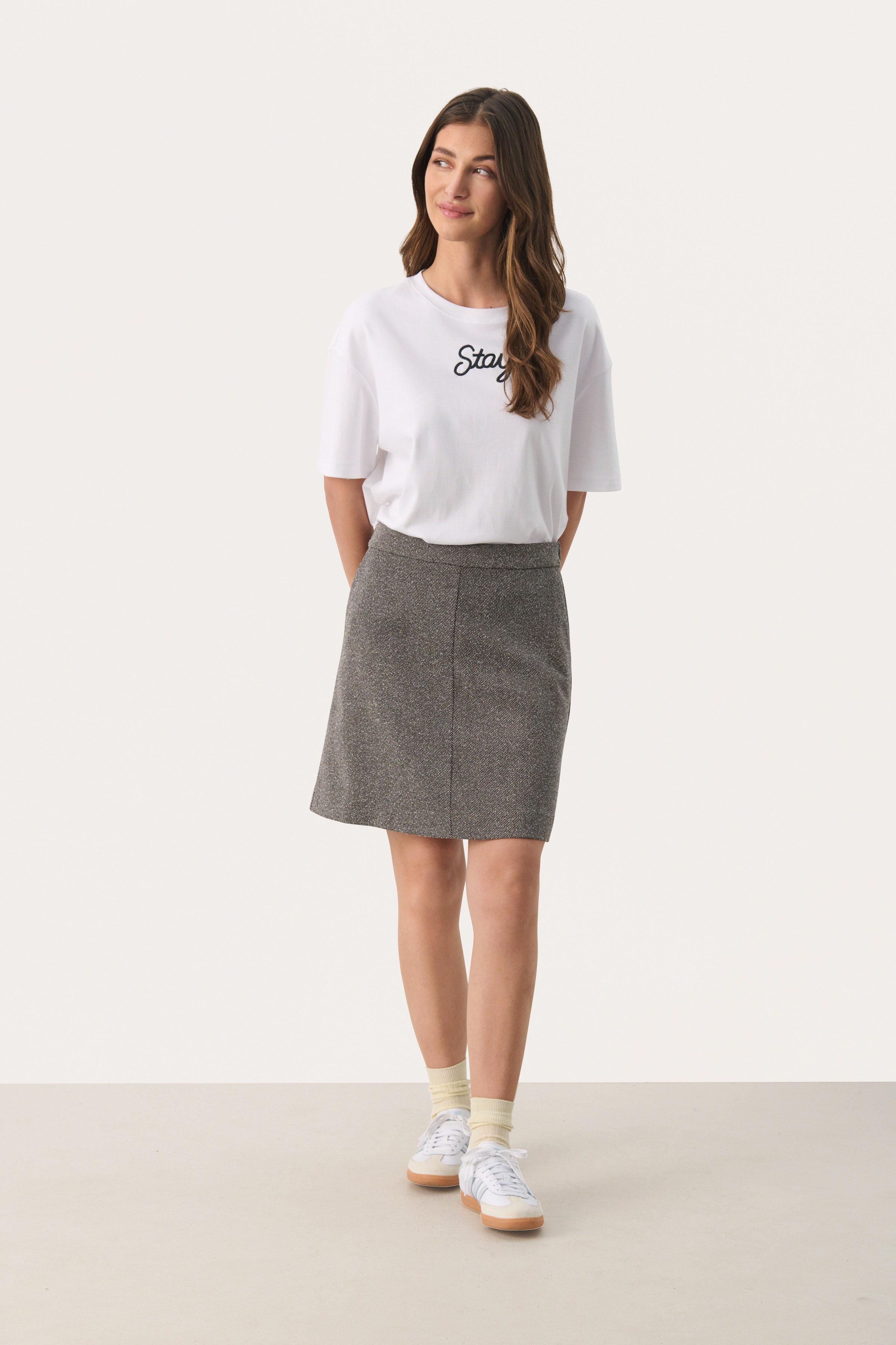 LingsiPW Kjol LOOKBOOK FRONT 30308949-300805