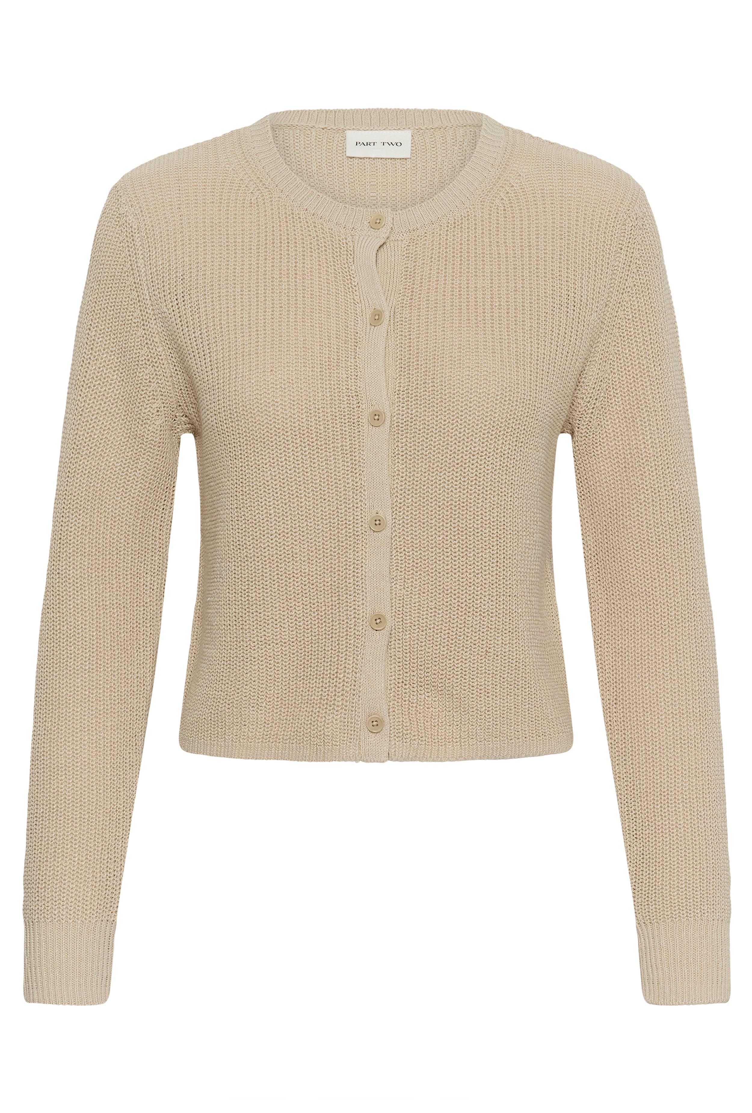 GigiaPW Leinenmischung Cardigan PACK FRONT 30309579-130400