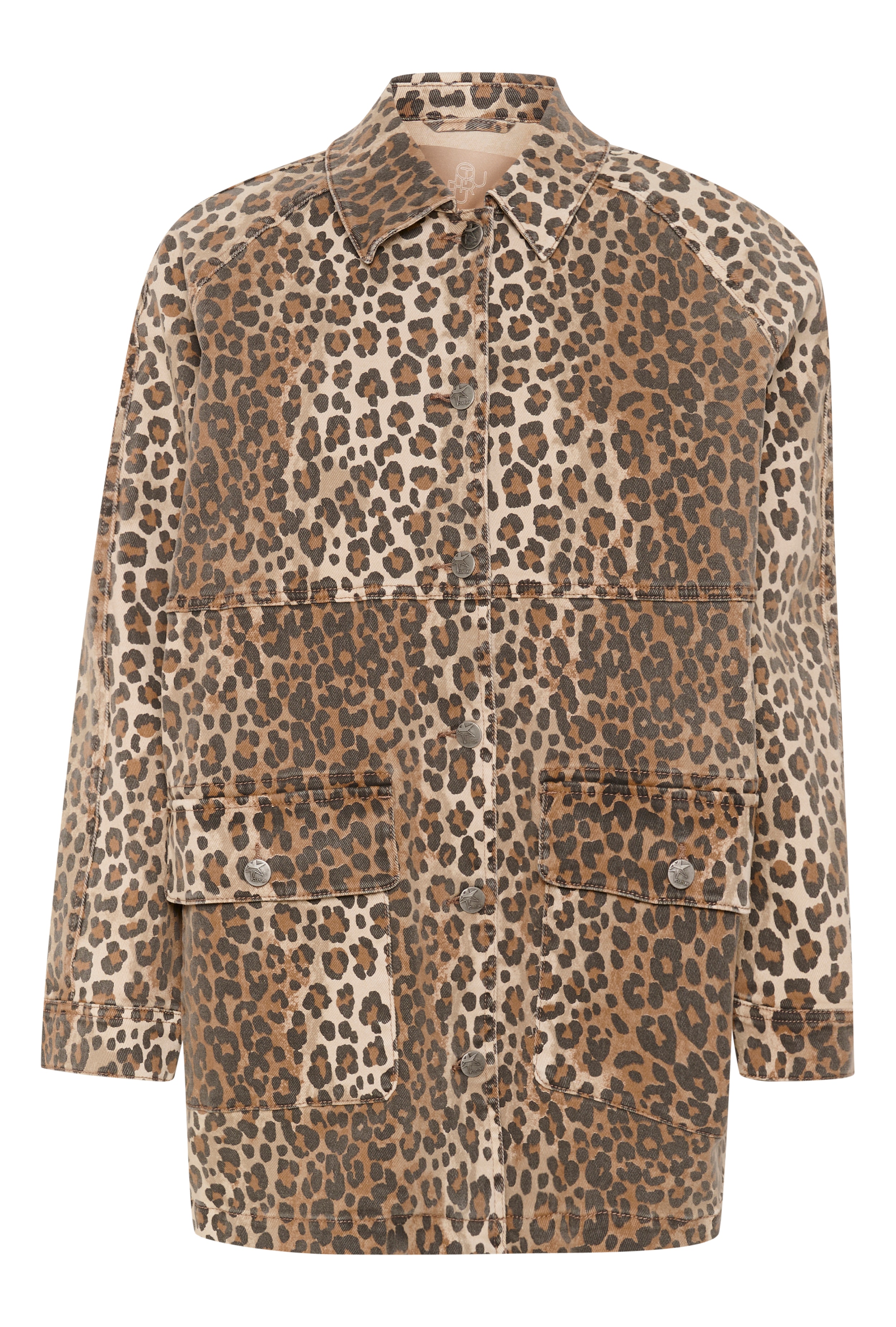 CUaliena Leopard Hemdjacke PACK FRONT 50111657-107355