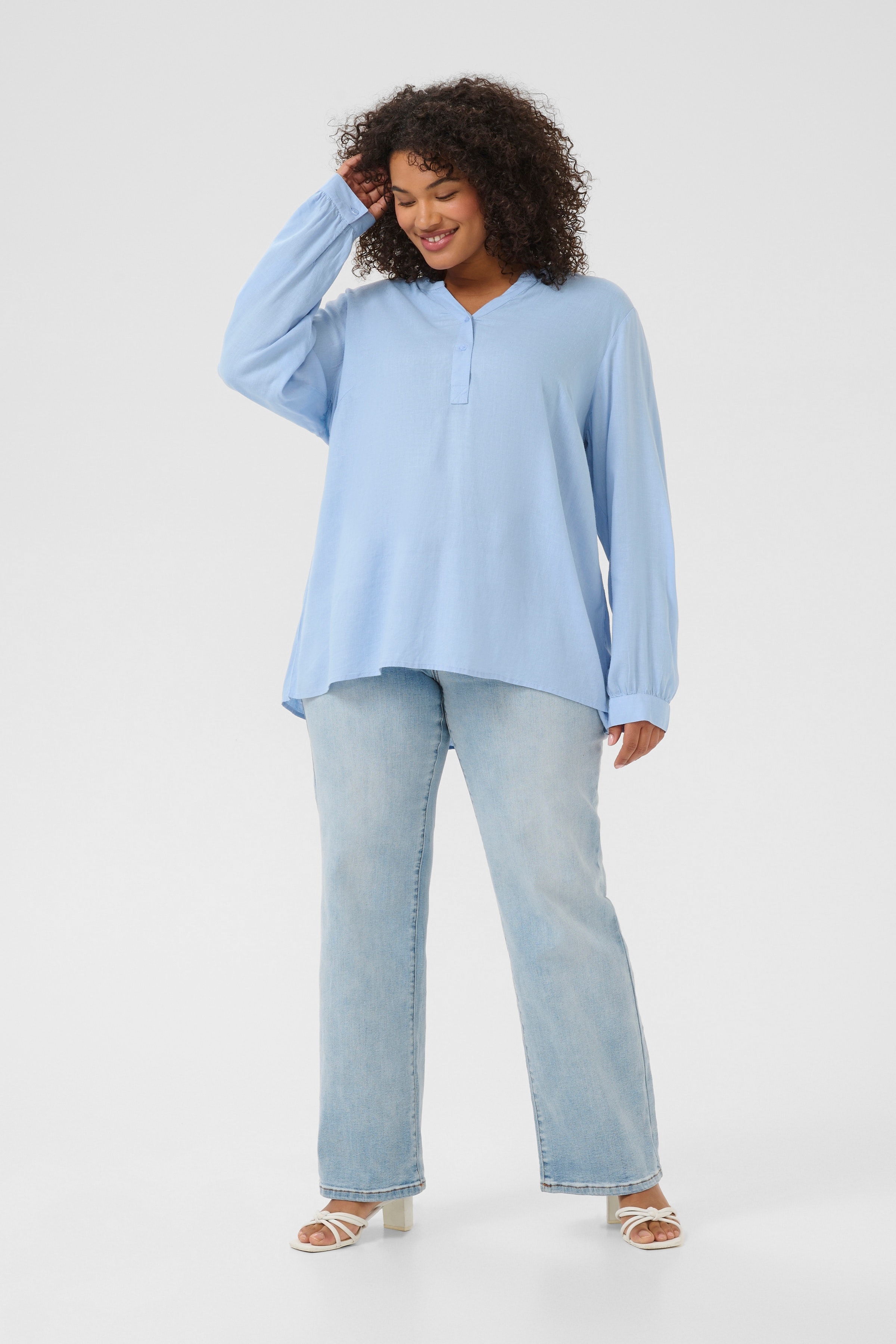 KCmille Linen blouse LOOKBOOK FRONT 10582215-107124