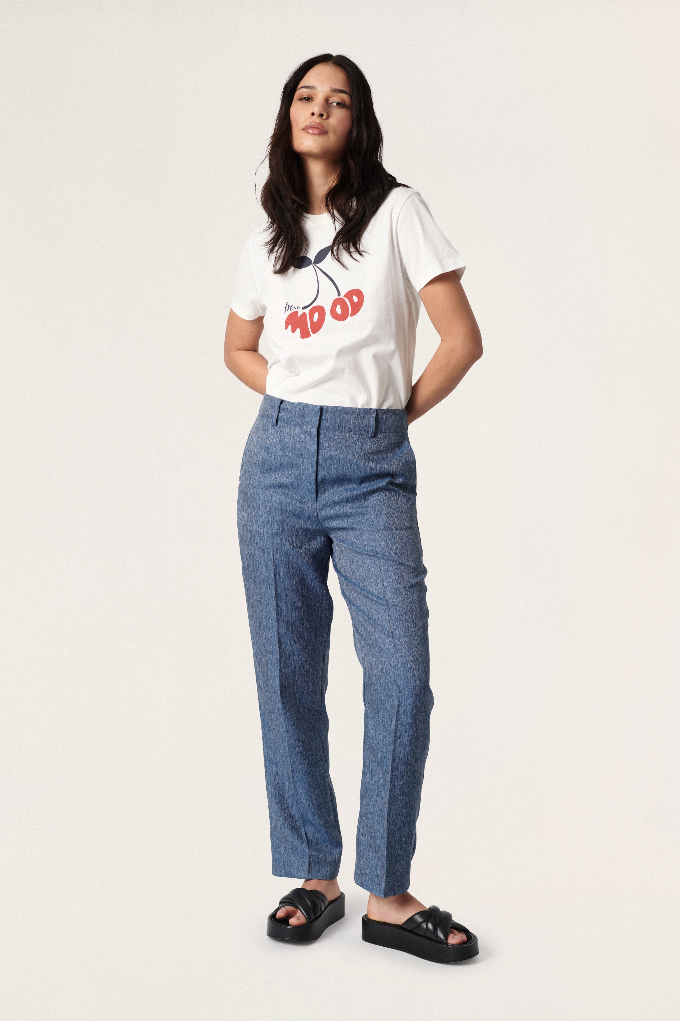 SLCira T-shirt LOOKBOOK FRONT 30406174-111001