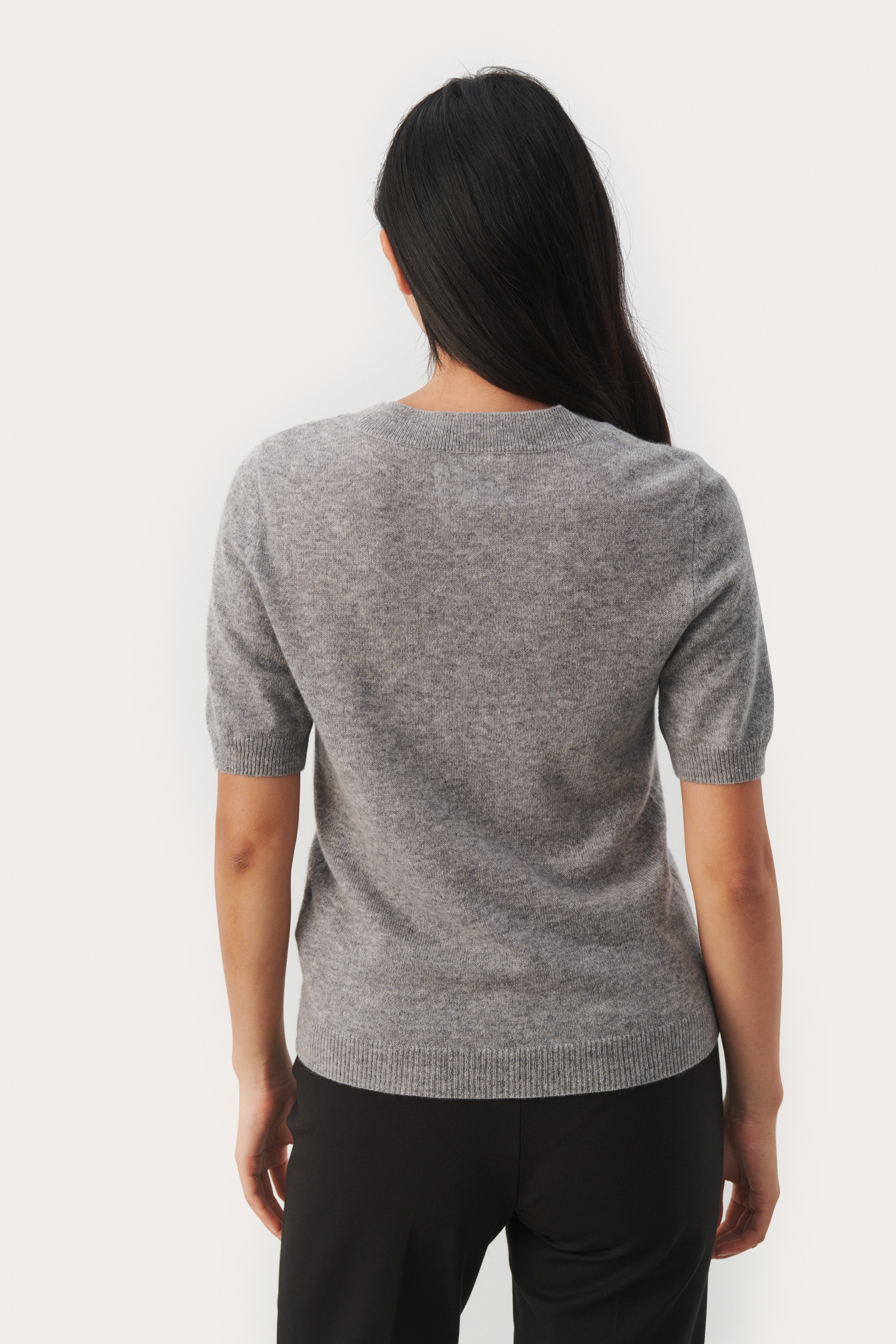 EverlottaPW Short-sleeved cashmere sweater LOCATION NONE 30307338-1715001