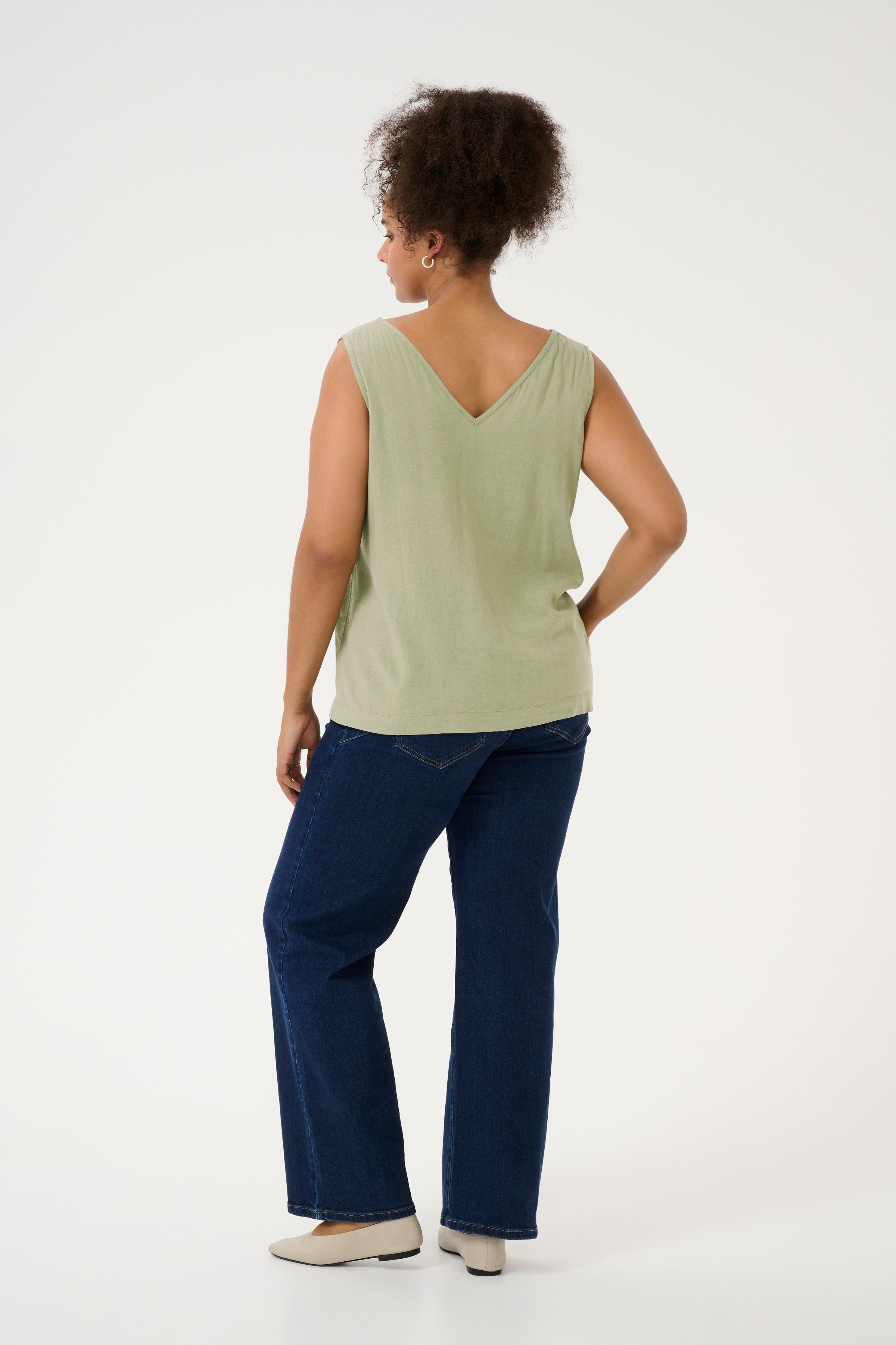 KCmille Linen Top LOOKBOOK BACK 10582216-170115