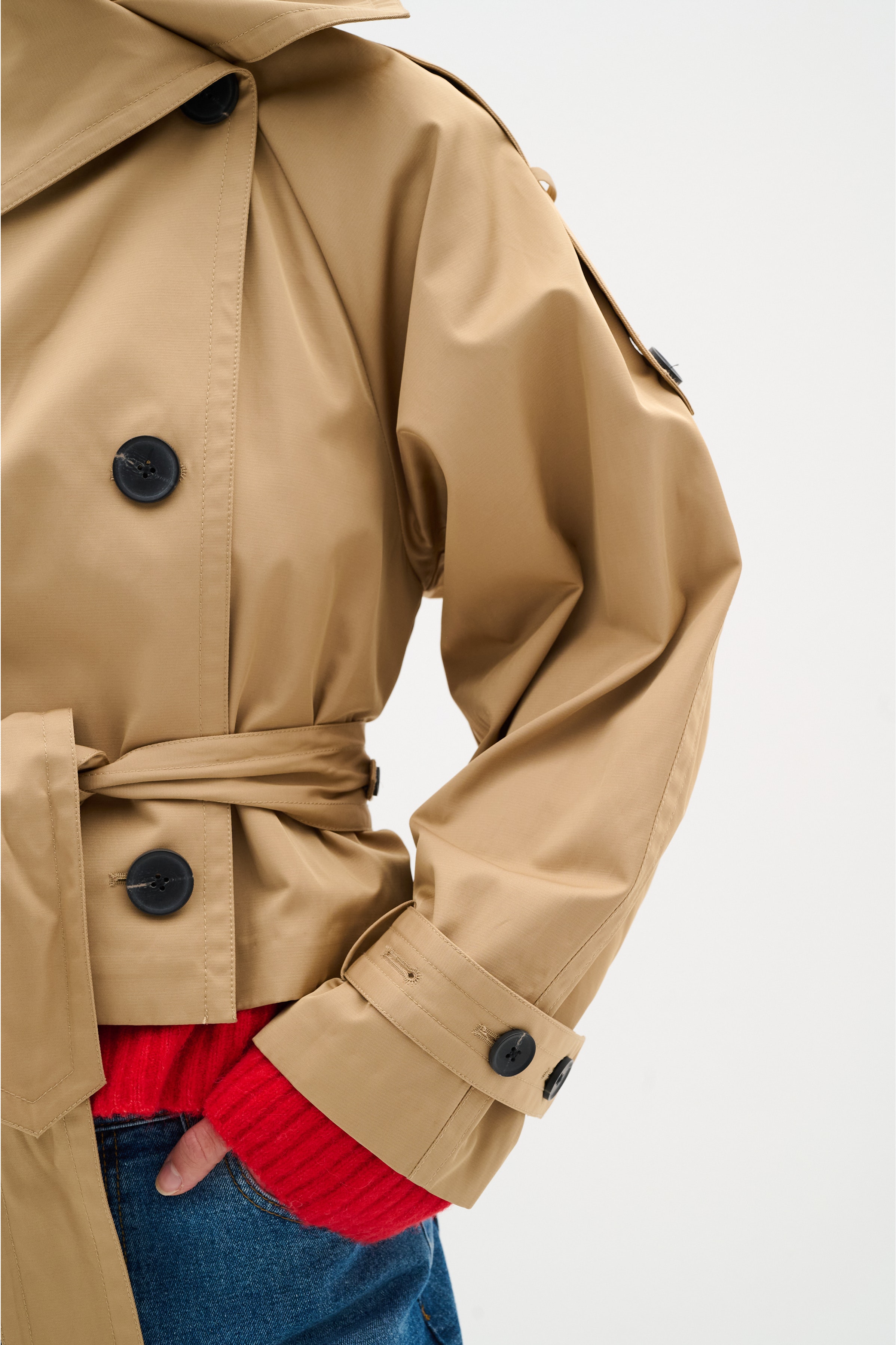 UmayaIW Kort trenchcoat LOOKBOOK DETAIL 30110021-171320