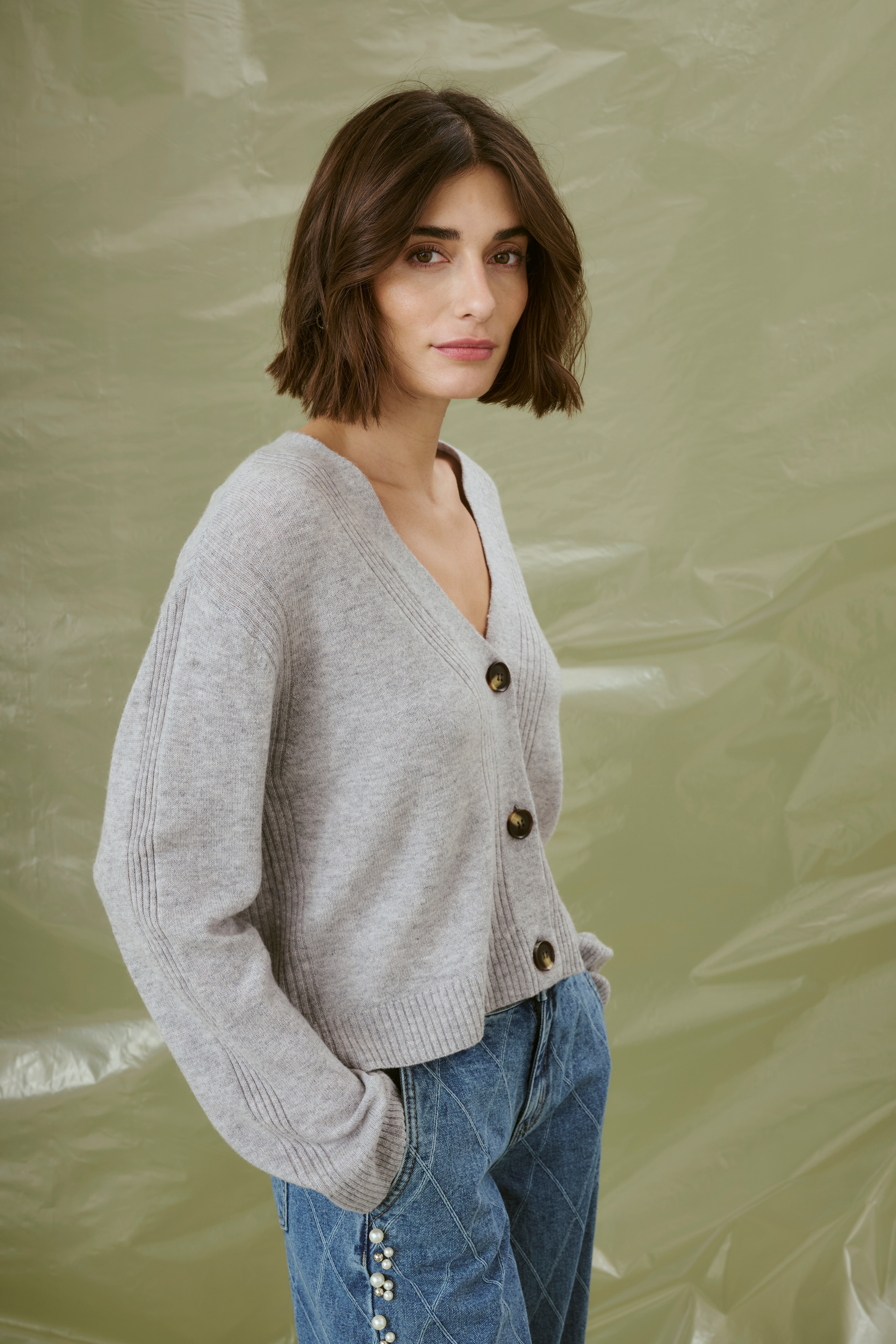 CUalys Jeans med pärlor LOCATION NONE 50112280-500027