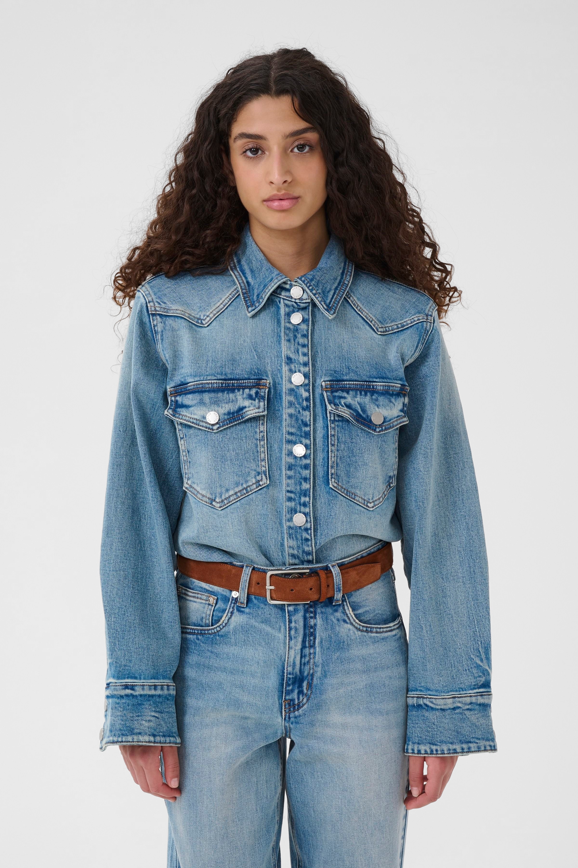 GZjardine Denim shirt LOOKBOOK FRONT 10911007-104590
