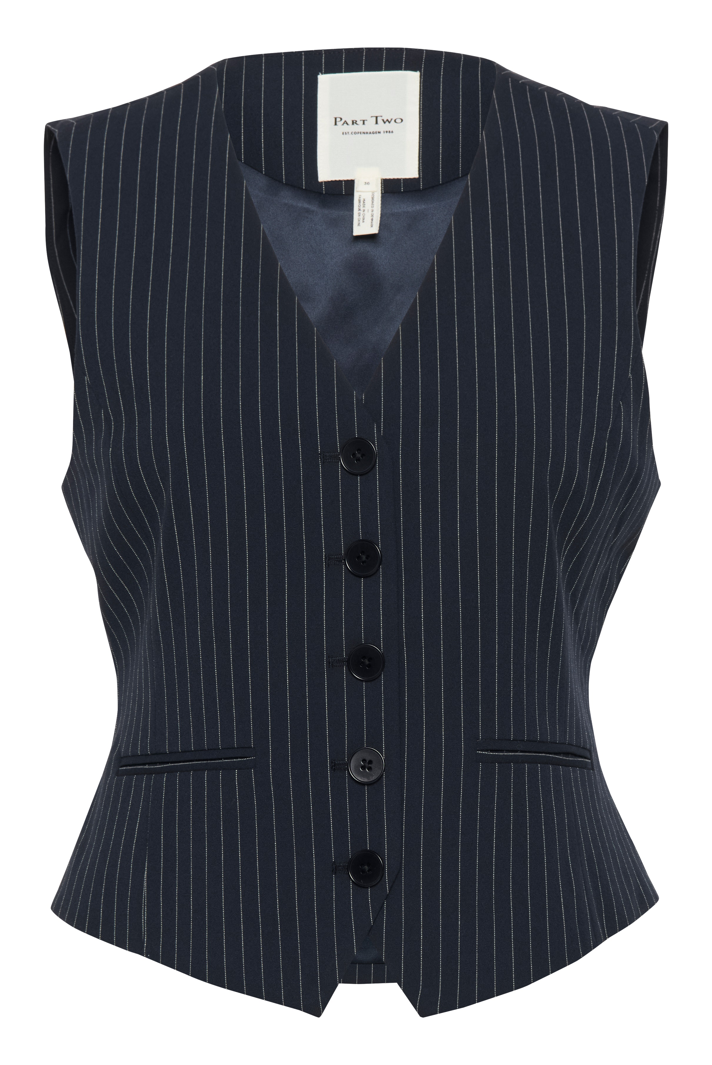 RikkePW Waistcoat PACK FRONT 30309030-194008