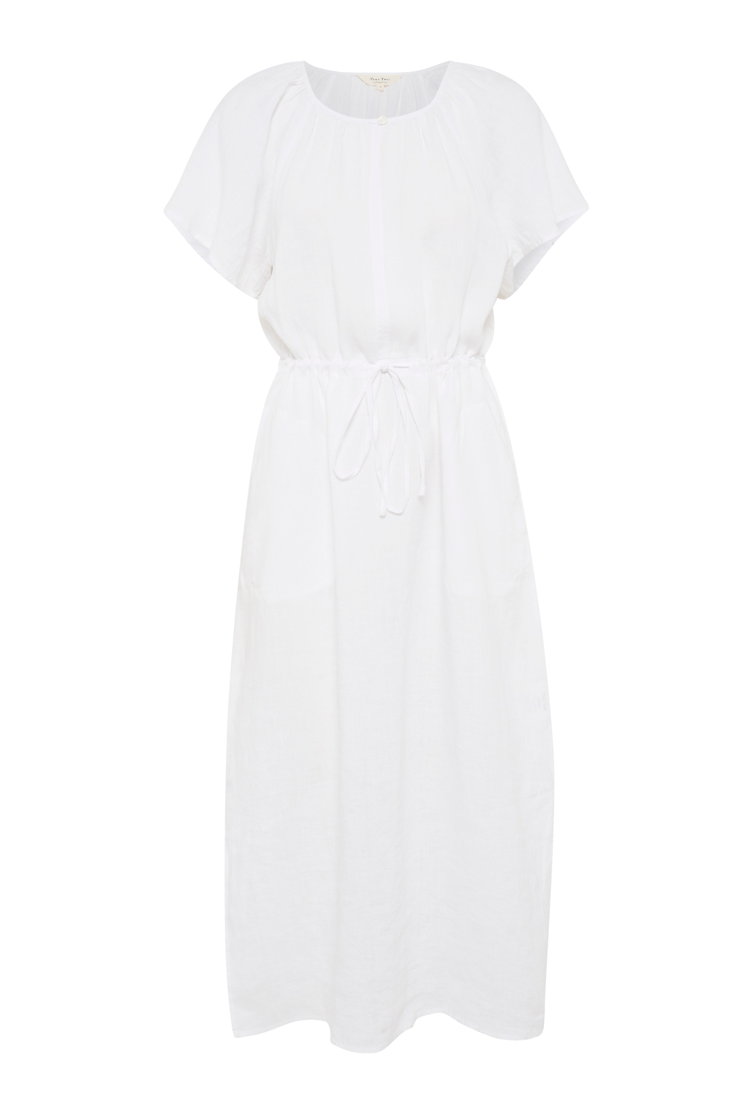 GeolinePW Long linen dress LOOKBOOK FRONT 30308590-110601