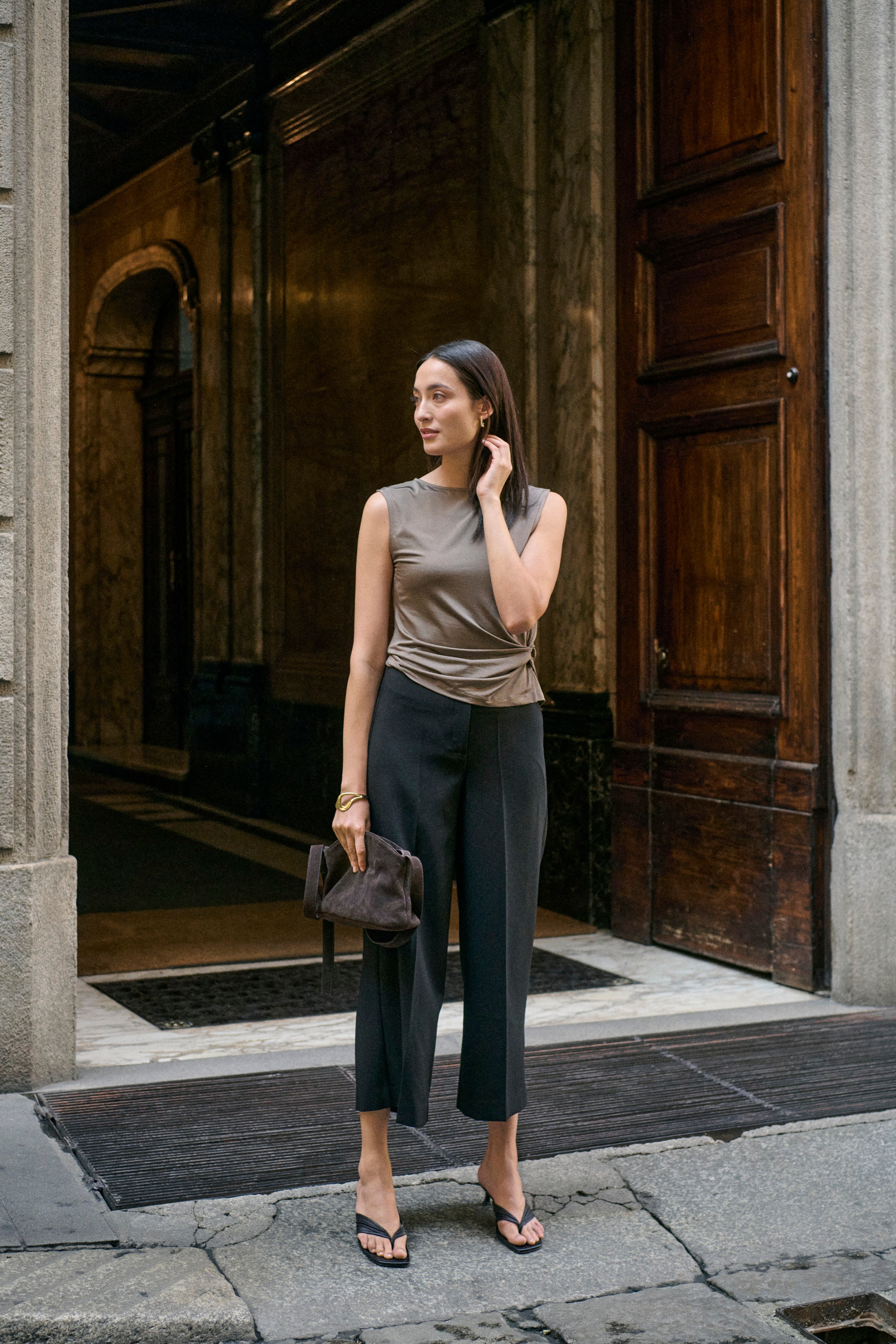 SLCorinne Cropped Trousers LOCATION NONE 30407013-194008