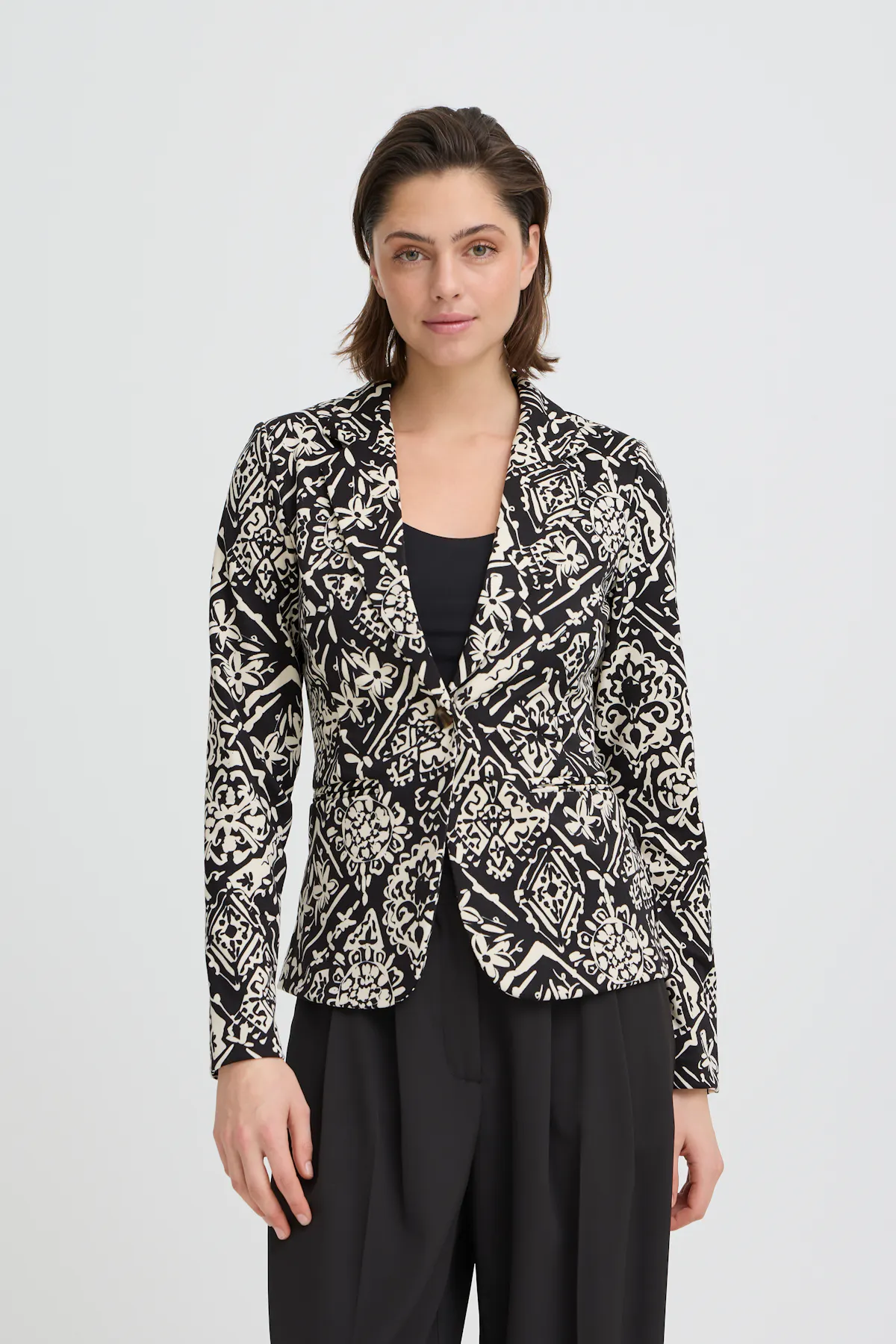 ICHI IHKATE PRINT BL - Blazer - structured flower mix/multicolore