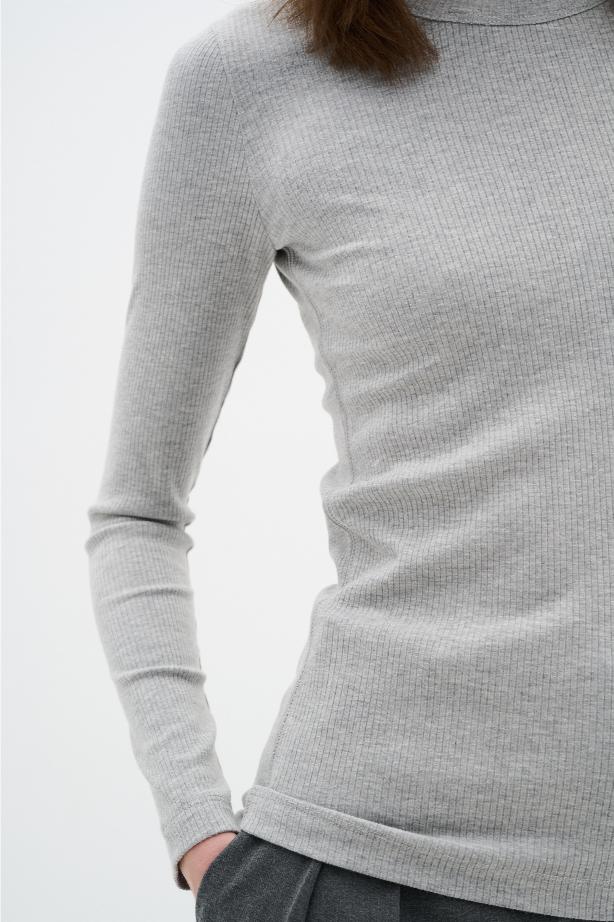 DagnaIW Melange long-sleeved T-shirt LOOKBOOK DETAIL 30106866-1740161