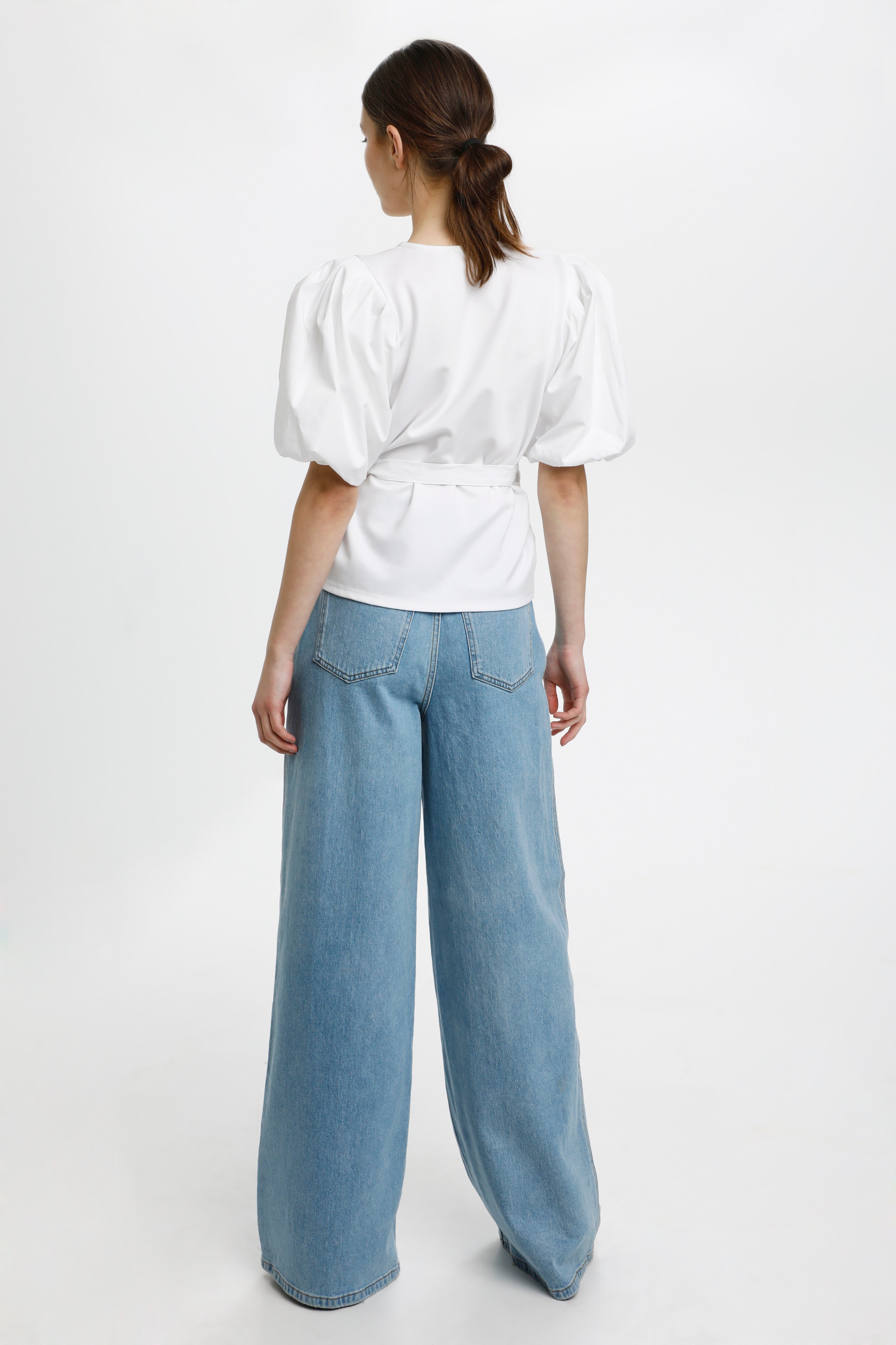 NemaGZ Blouse with short sleeve LOOKBOOK BACK 10905642-110601