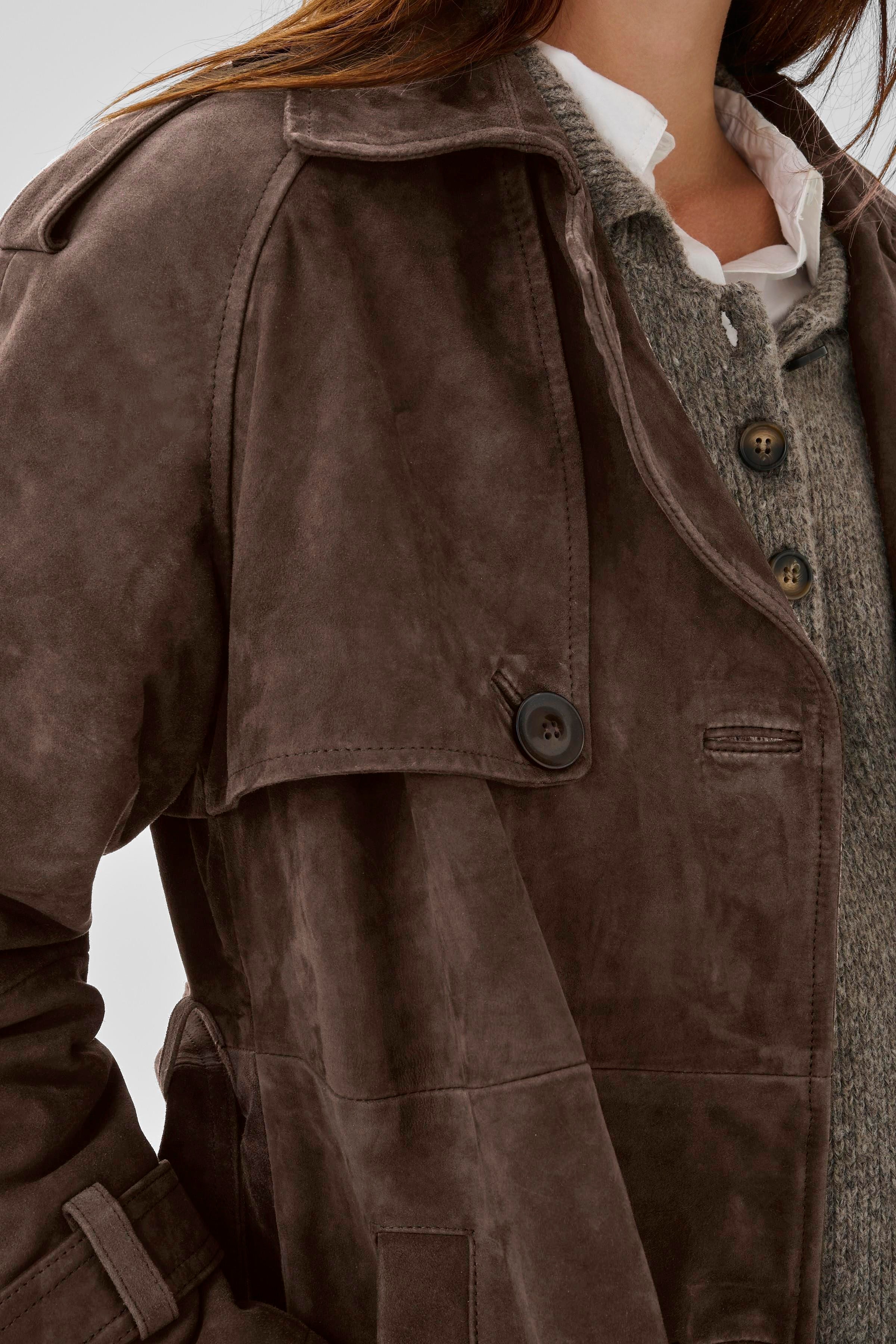 TaraMW Wildleder-Trenchcoat LOOKBOOK DETAIL 10704830-190840