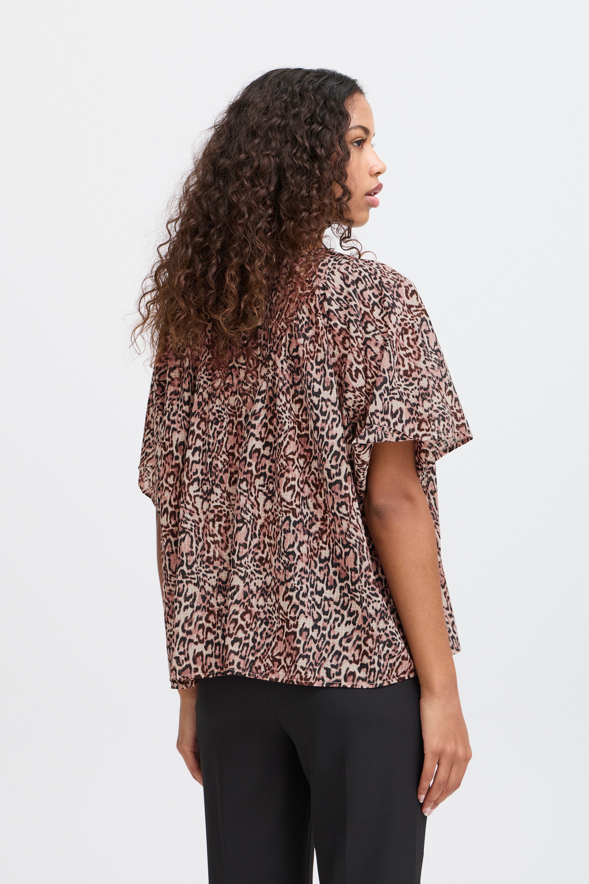 IHSAFARY Blouse met korte mouwen LOOKBOOK BACK 20122346-203979