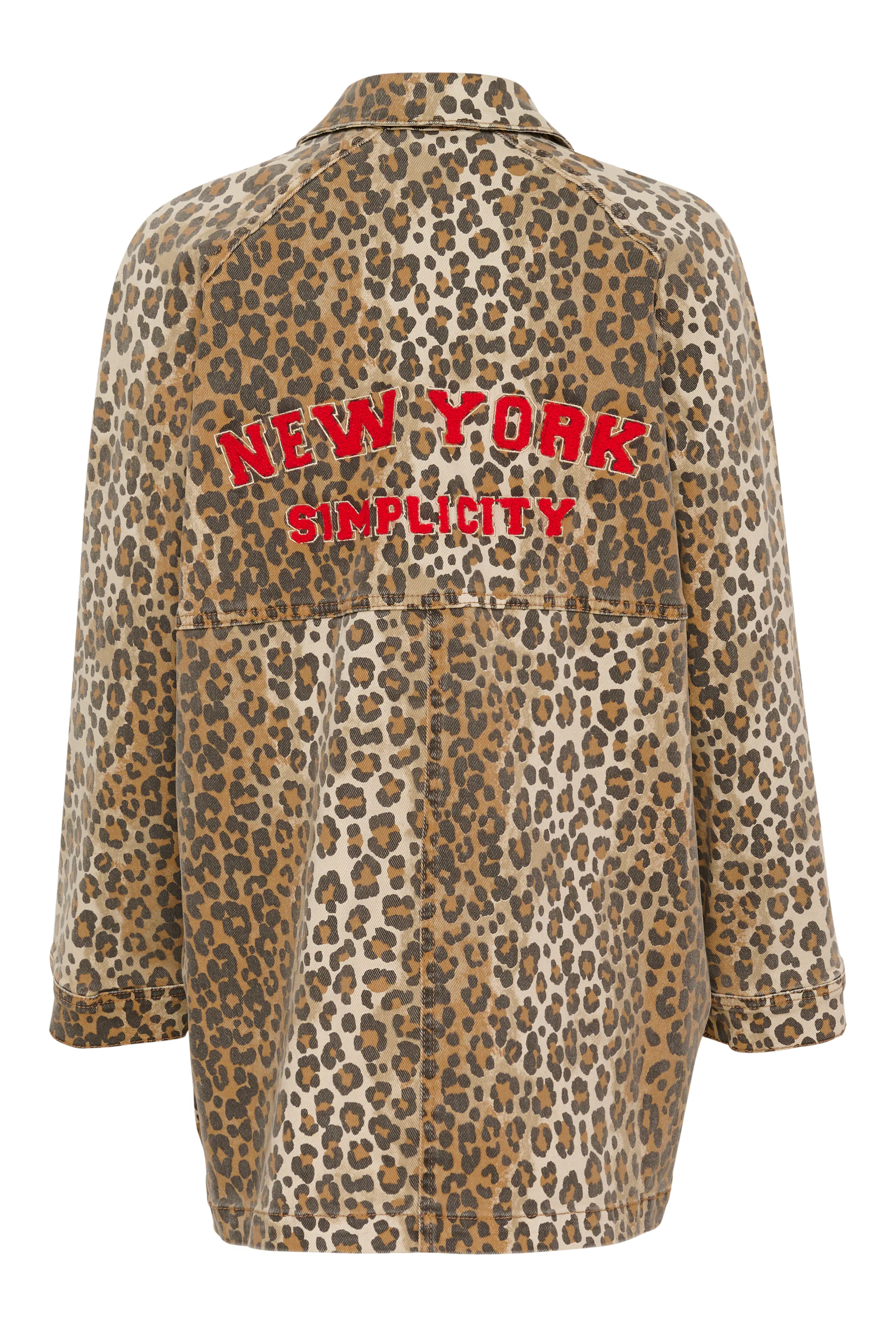 CUaliena Leopard Shirt jacket PACK FRONT 50111657-107355