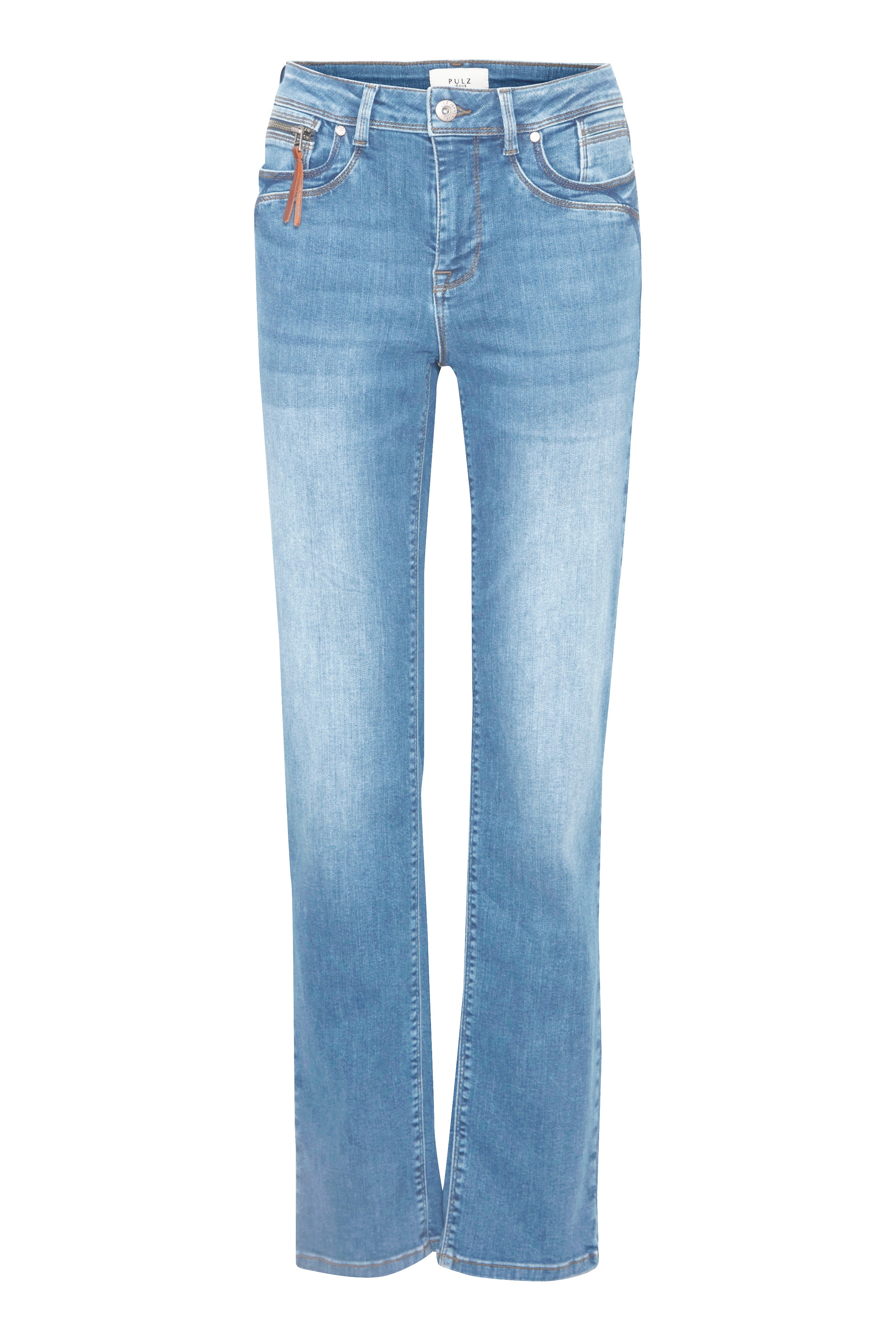 PZKAROLINA HW Jeans Straight Leg PACK FRONT 50205580-200008